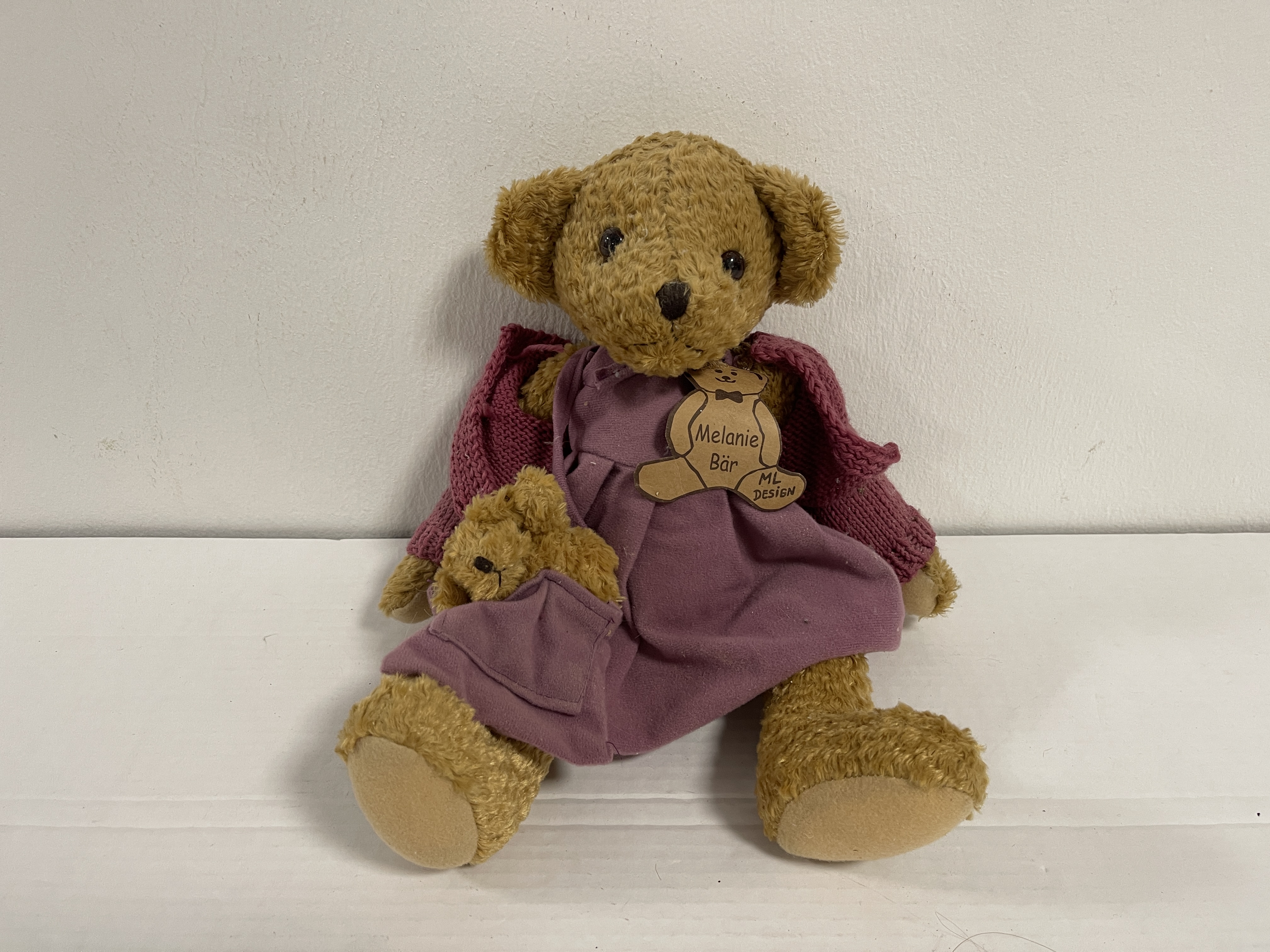Künstler Teddybär ML Design 35 cm -Zustand siehe Fotos 