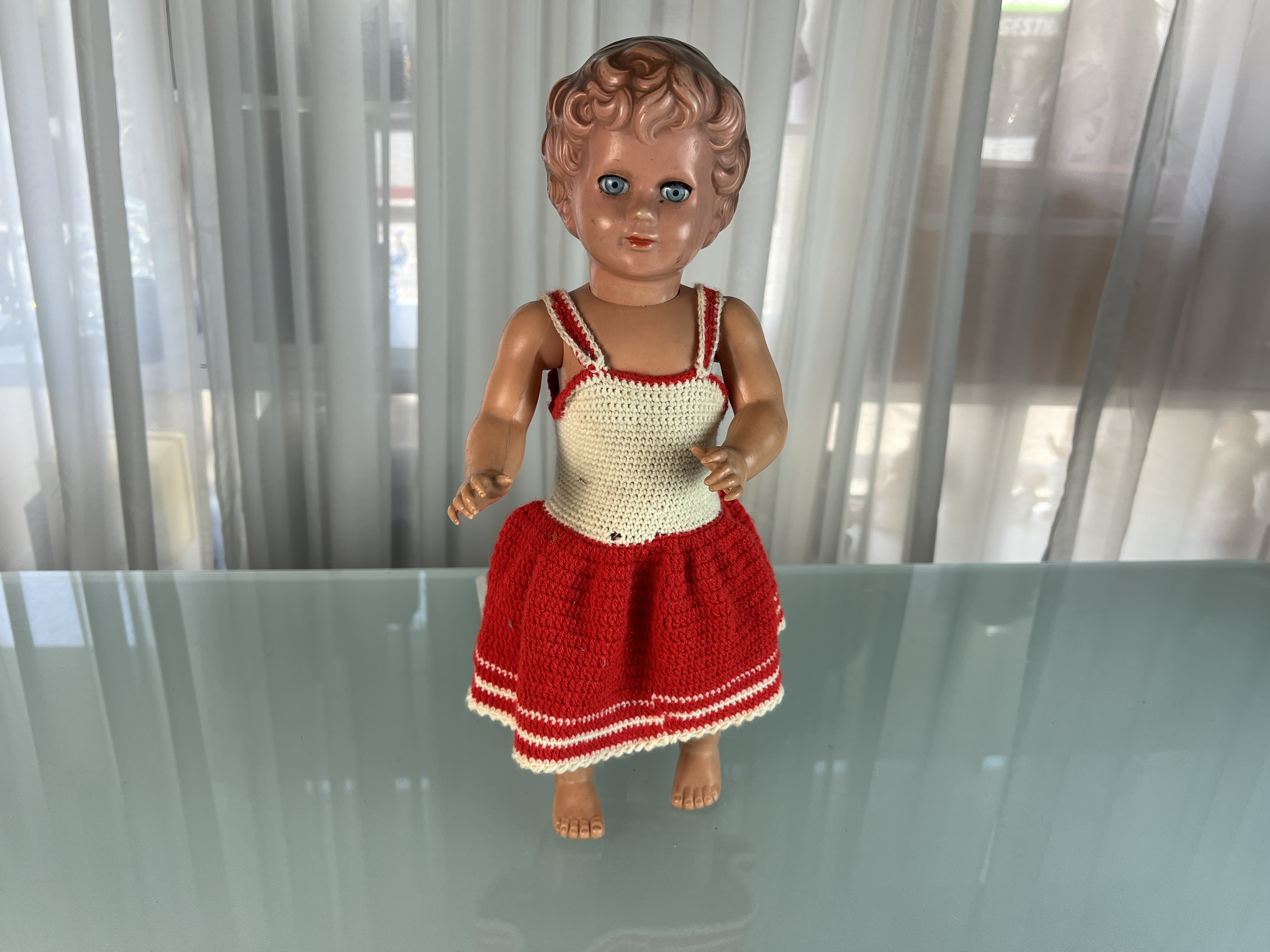 Schildkrötpuppe Puppe Tortulon Puppe 44 cm. Top Zustand   