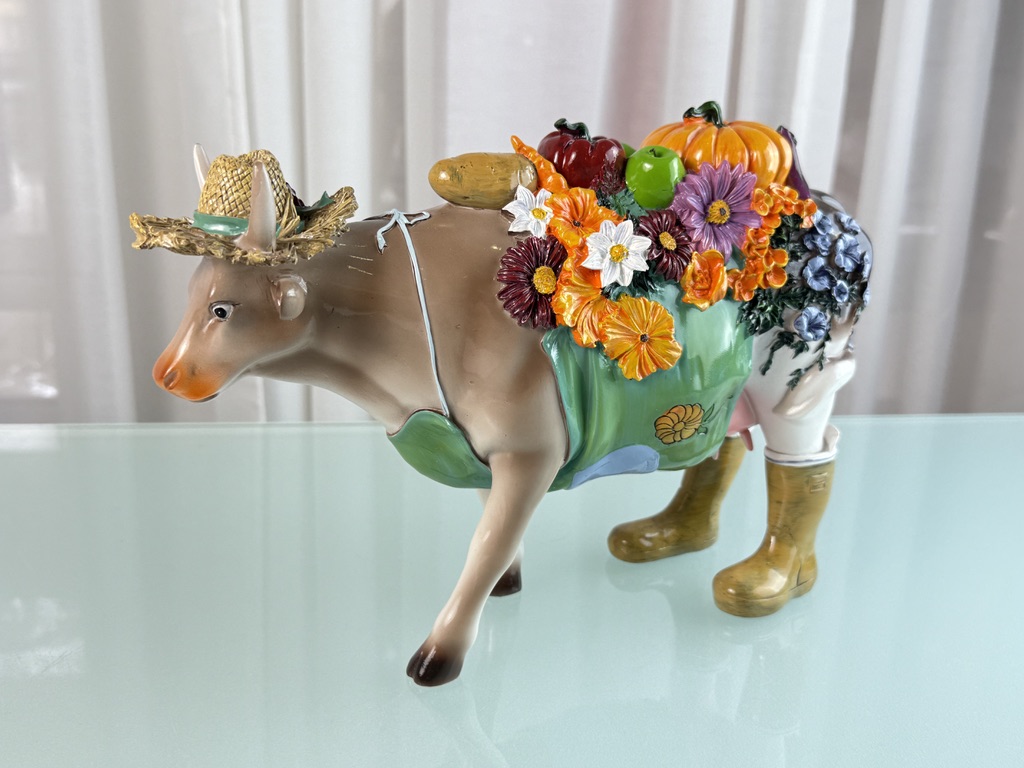 Sammler Figur Kuh 18,5 x 27 cm. Top Zustand 