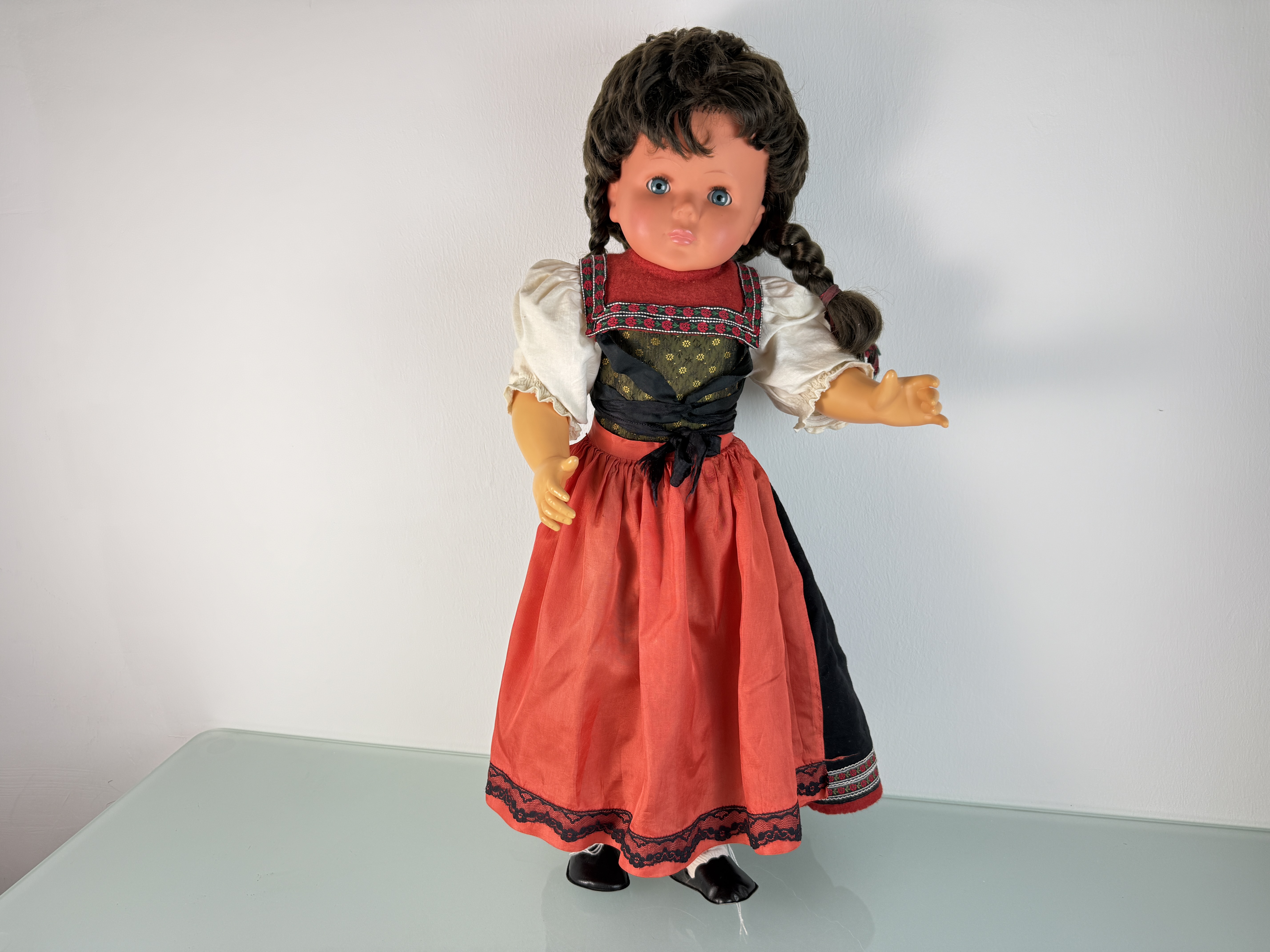 Künstlerpuppe Sammler Alte Zelluloid Puppe 70 cm. Zustand siehe Fotos  