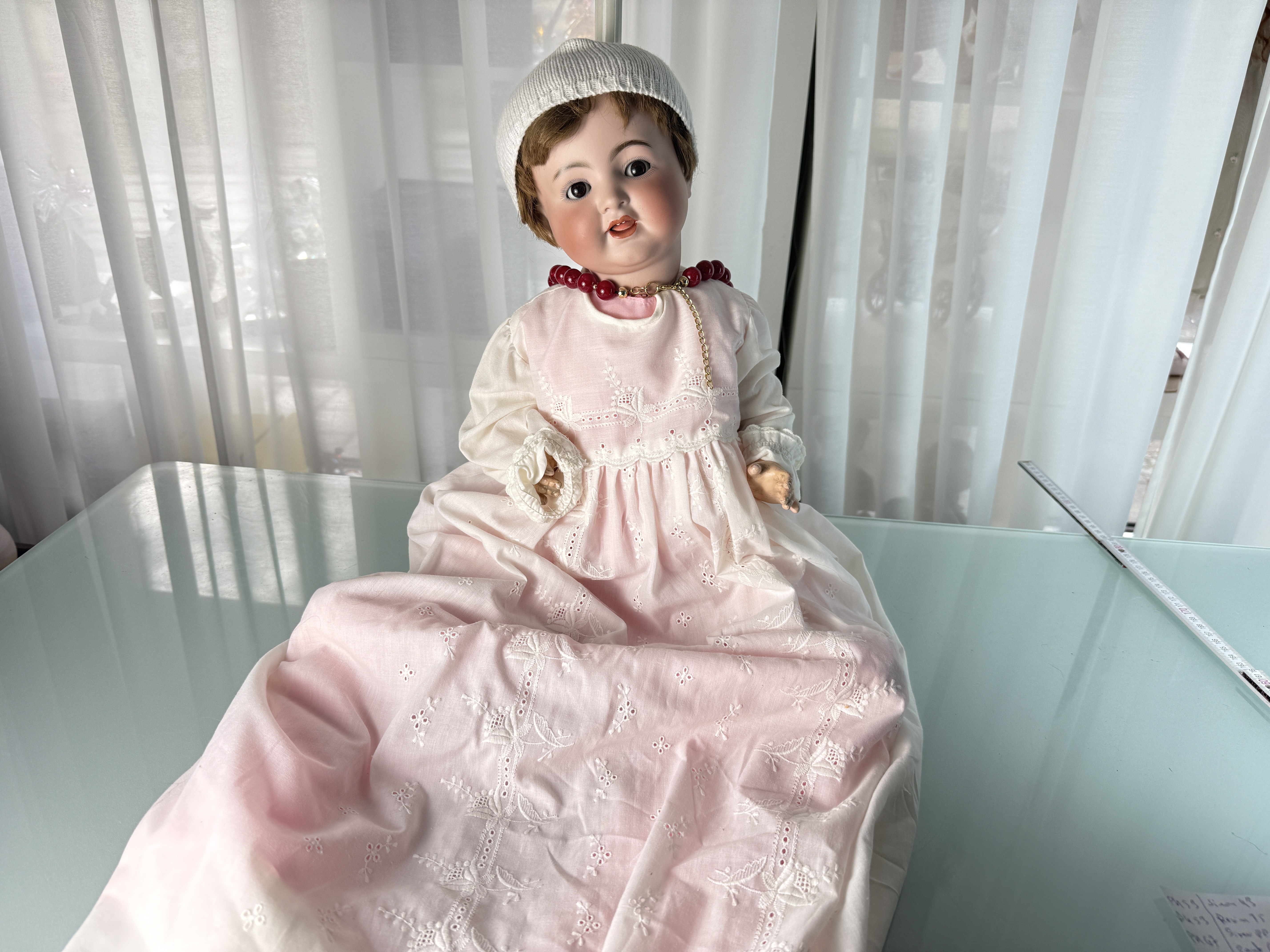 Künstlerpuppe Alte Puppe Simon Halbig Puppe 60 cm. Zustand siehe Fotos  