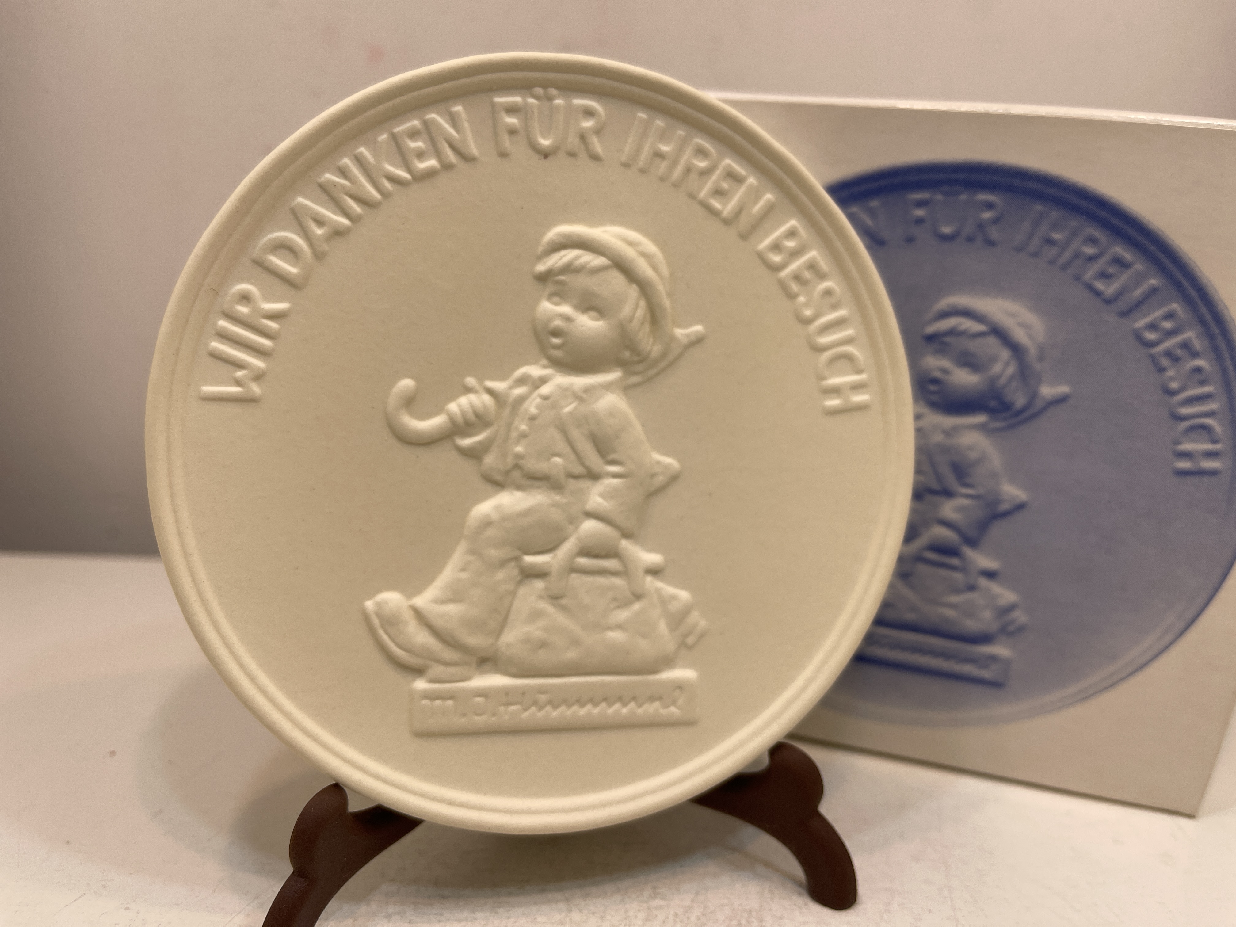  M.I. Hummel Plakette Ø 10 cm. 1 Wahl. Top Zustand.  