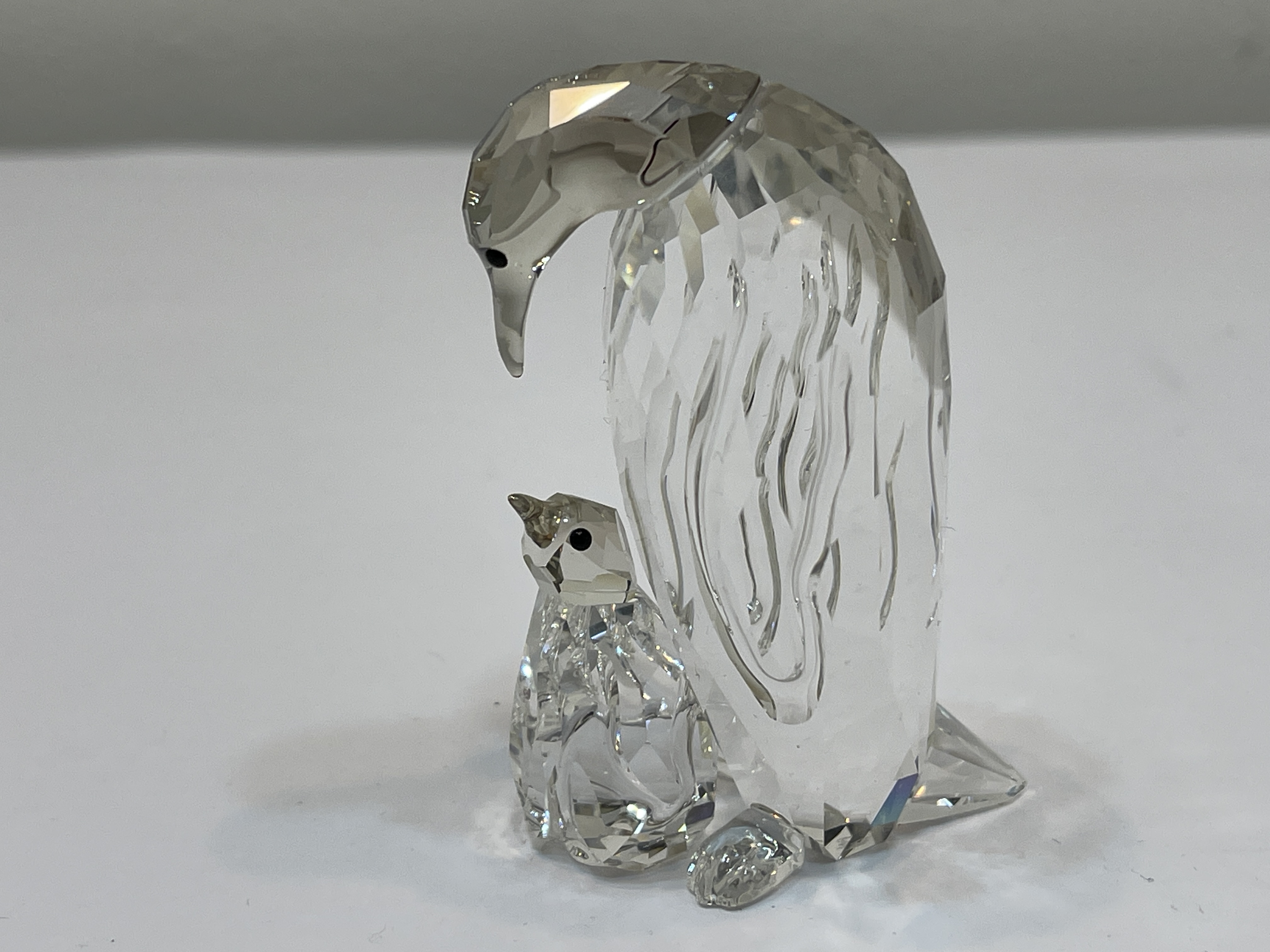 Swarovski Figur 5043728 Pinguin Mutter mit Baby 5,6 cm Top Zustand  