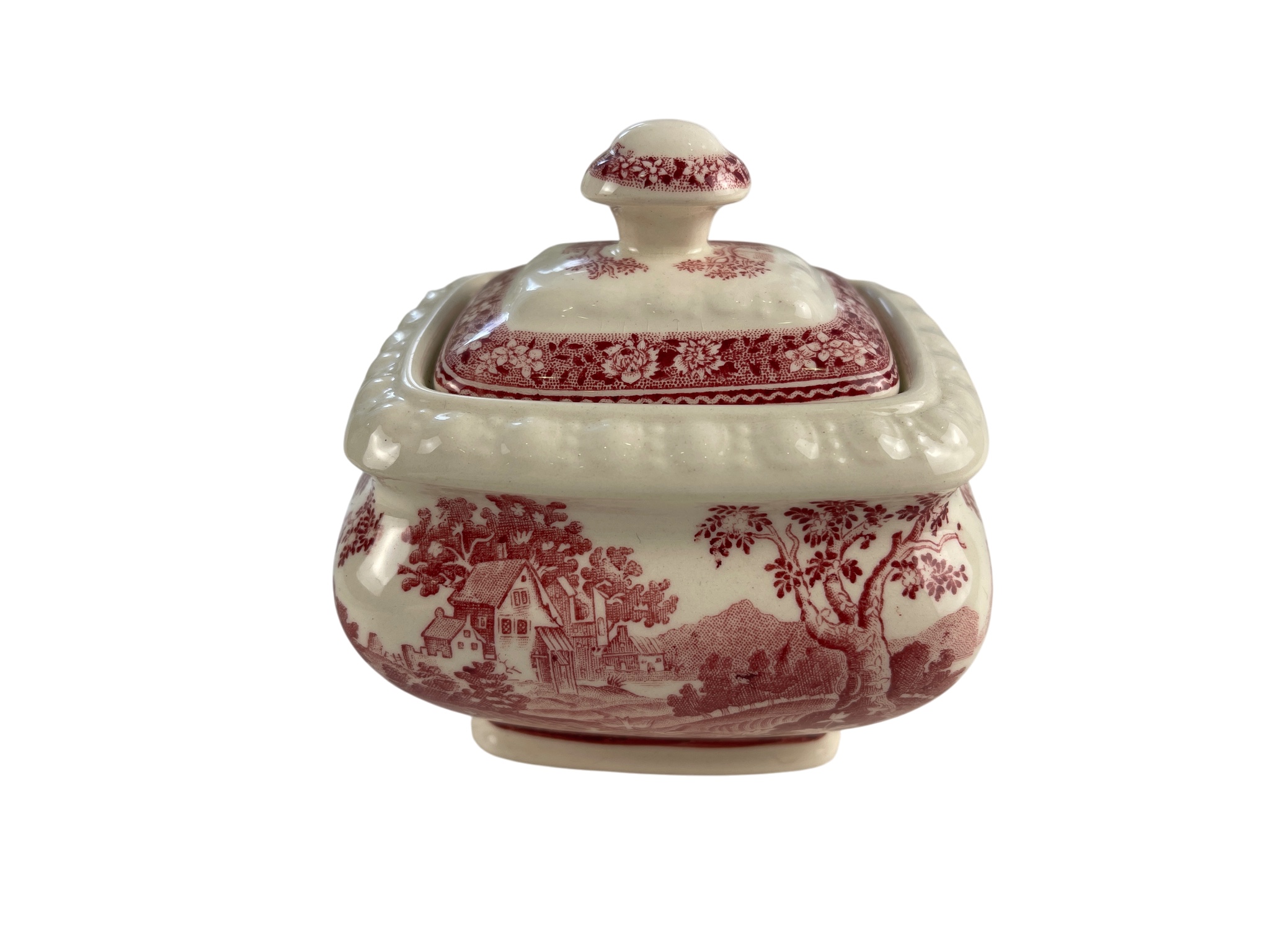 Villeroy & Boch Porzellan Rusticana Zuckerdose 10 cm - Guter Zustand  