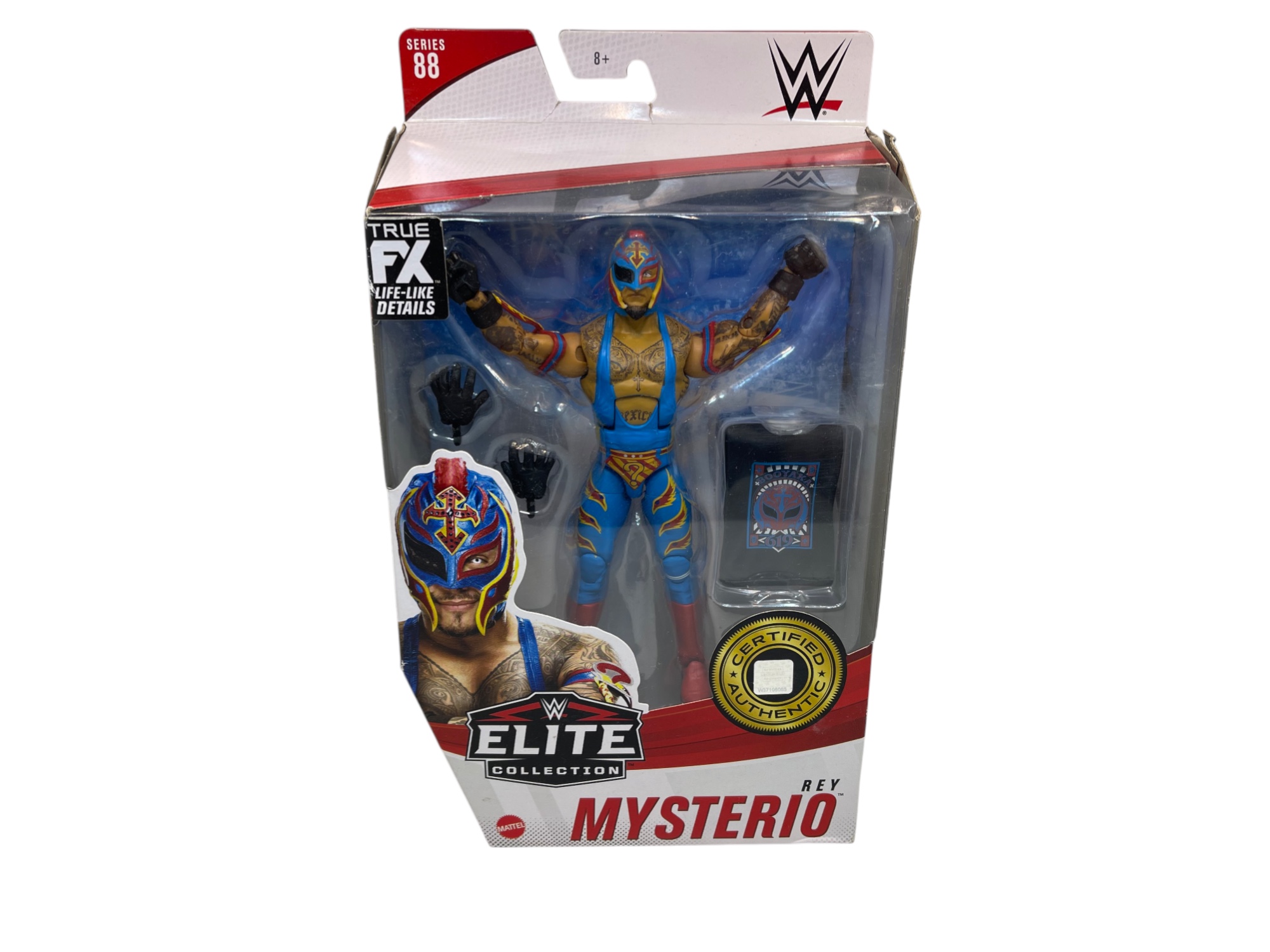 WWE ELITE Collection Figur Rey Mysterio ca. 18 cm & OVP - Top Zustand    