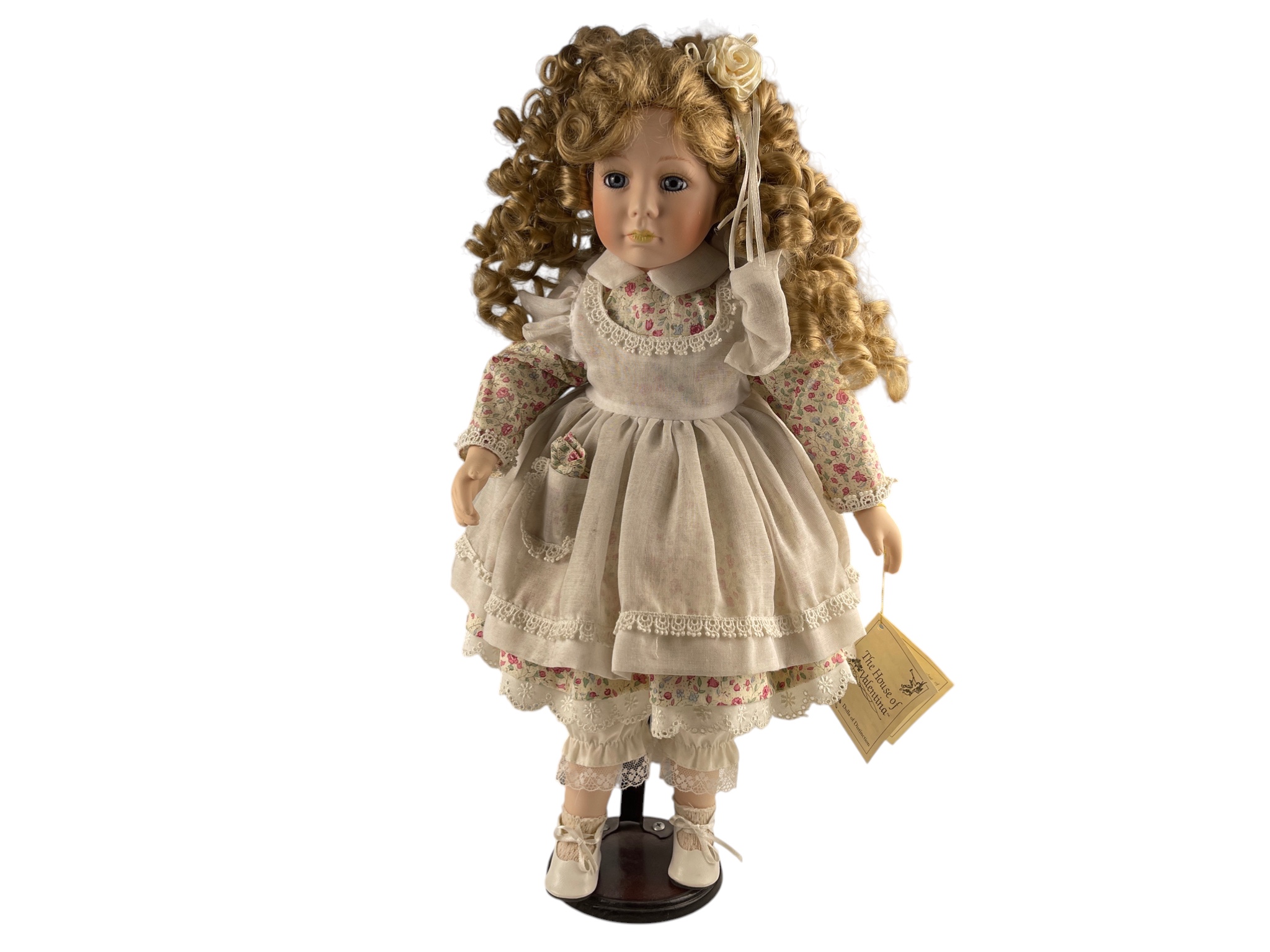 Künstlerpuppe Porzellan Puppe 28 cm. Top Zustand   