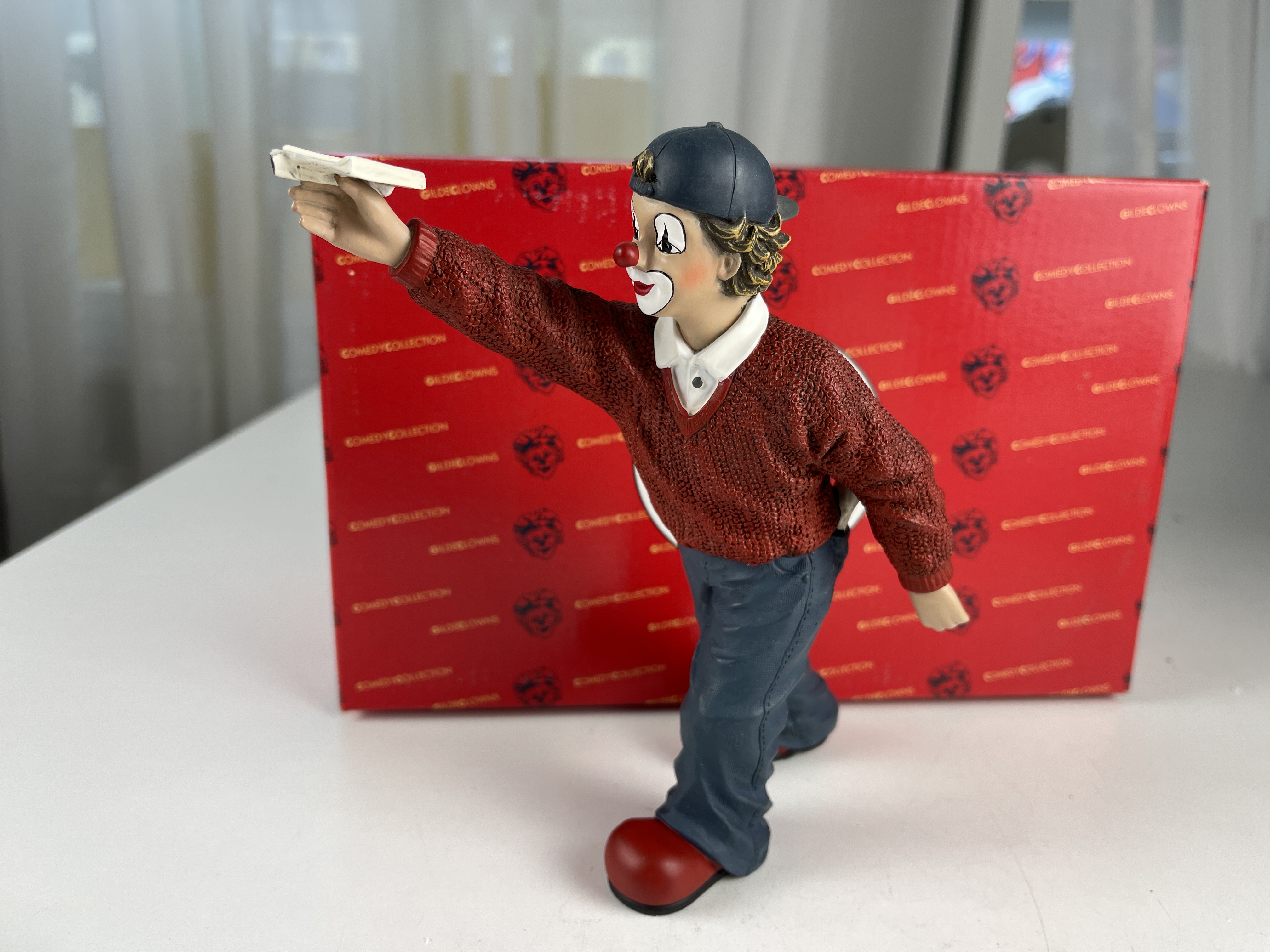 Original Gilde Clown Sammlerfigur Figur 18 cm. Top Zustand  