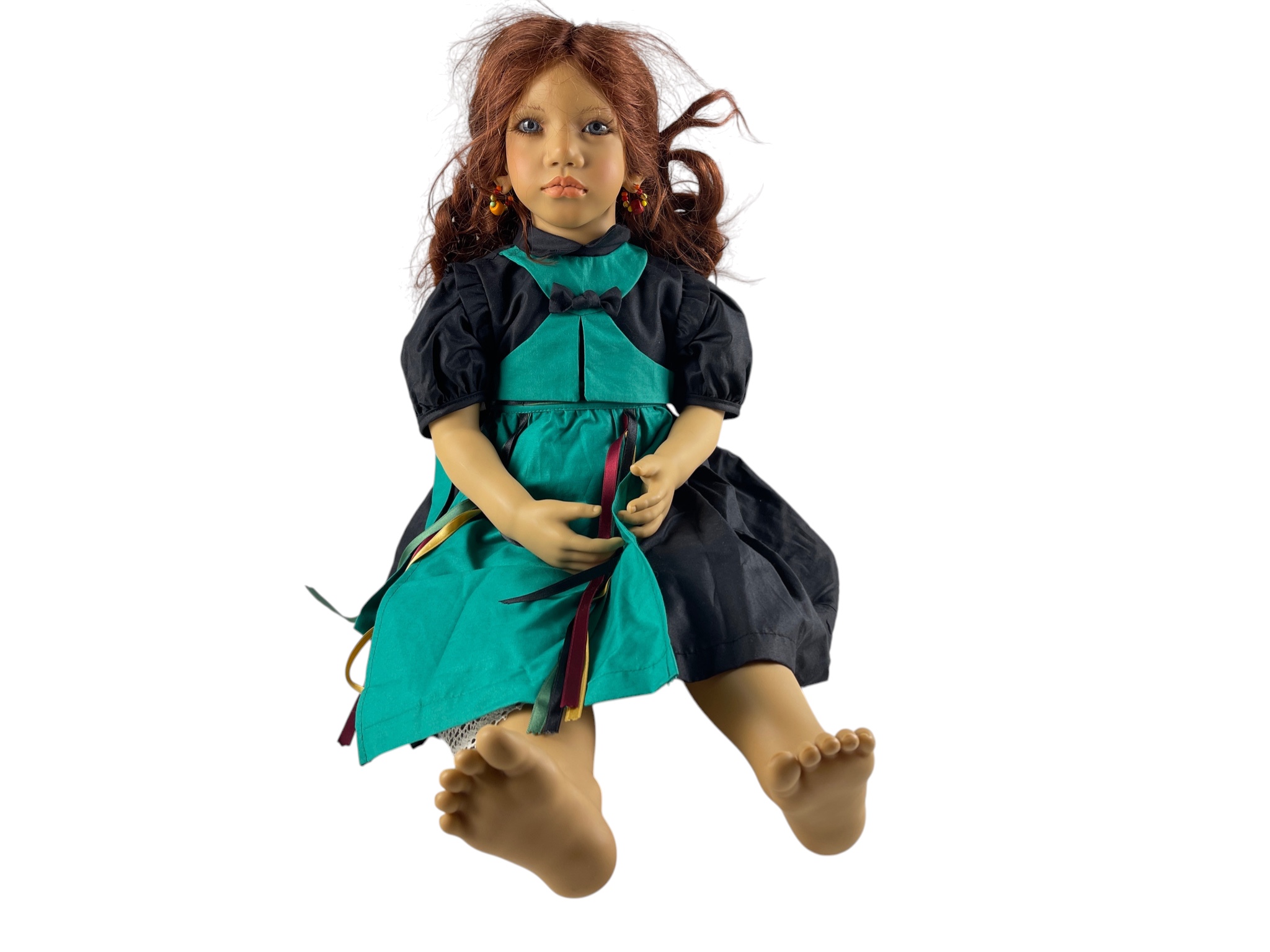 Künstlerpuppe Annette Himstedt Vinyl Puppe Madina 72 cm. Top Zustand