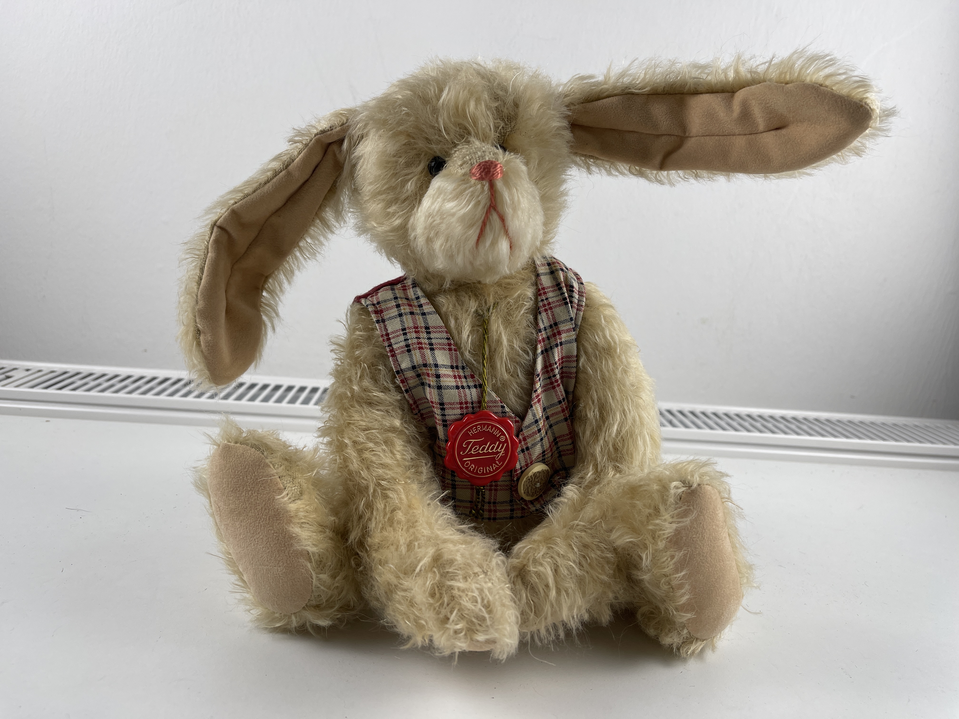 Hermann Stofftier Hase 35 cm. - Top Zustand