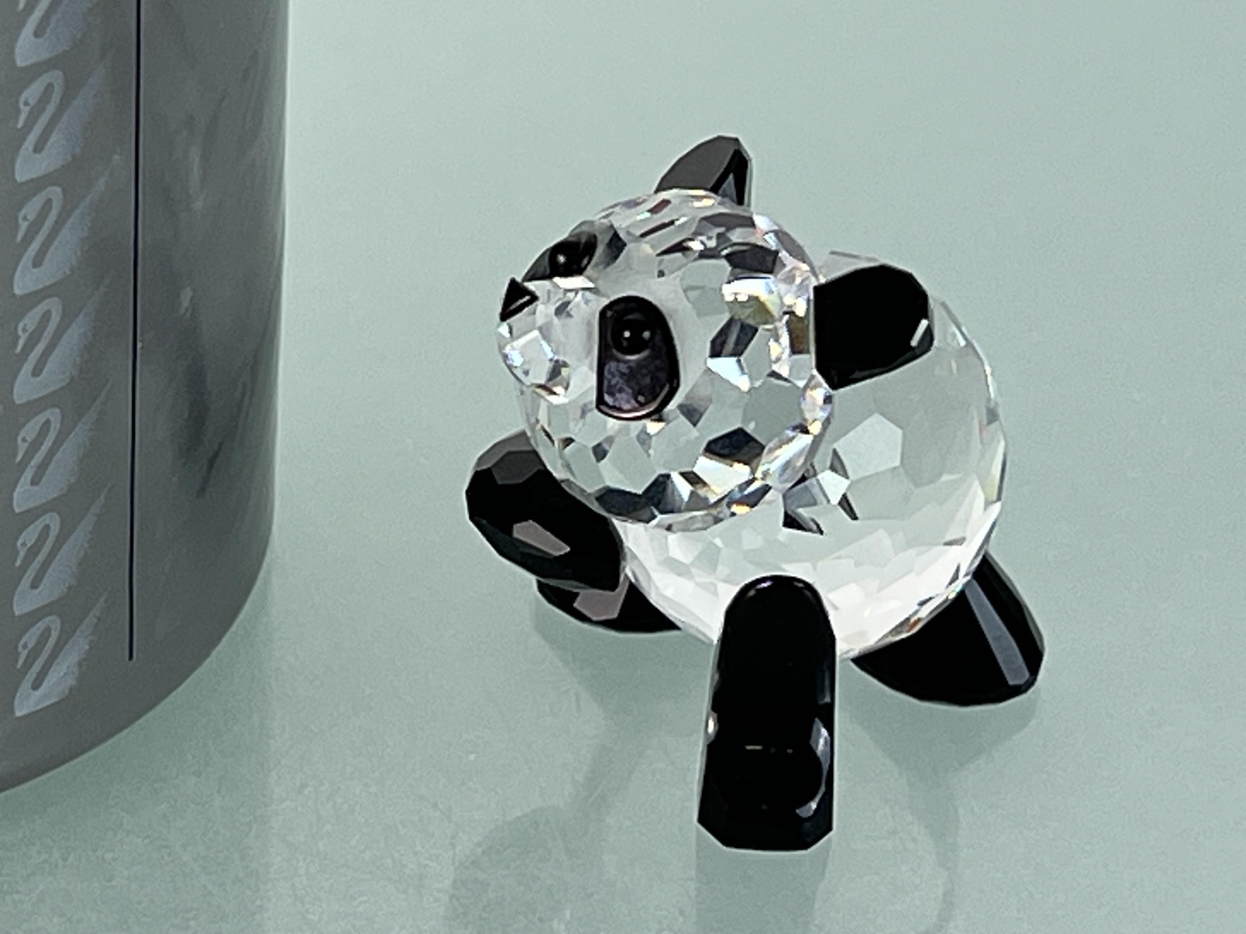 Swarovski Figur 181080 PandaBär Mutter 5 cm. Mit OVP & Zertifikat. Top Zustand
