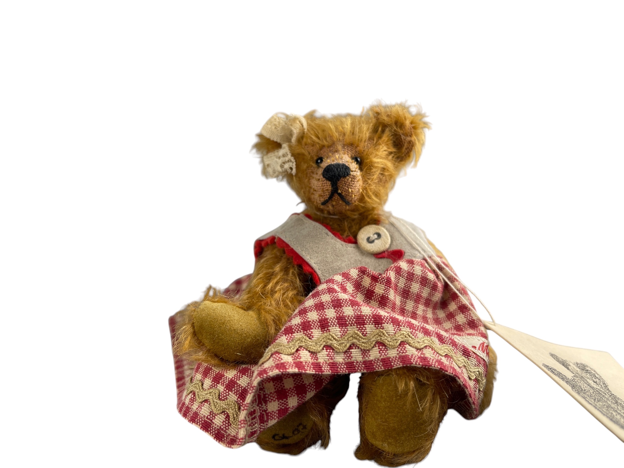 Künstlerbär Teddybär 13 cm. Top Zustand.   