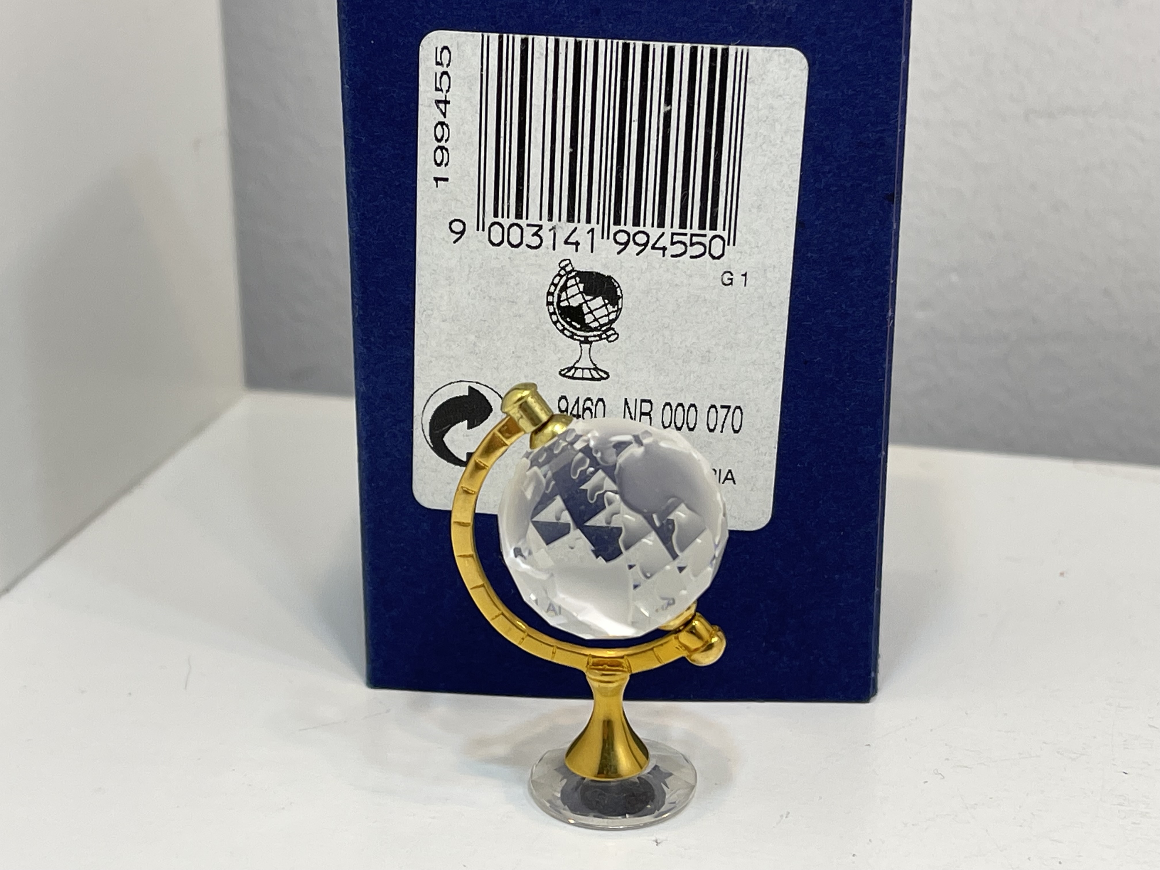  Swarovski Figur 199455 Globus 4 cm. Ovp + Zertifikat - Top Zustand 