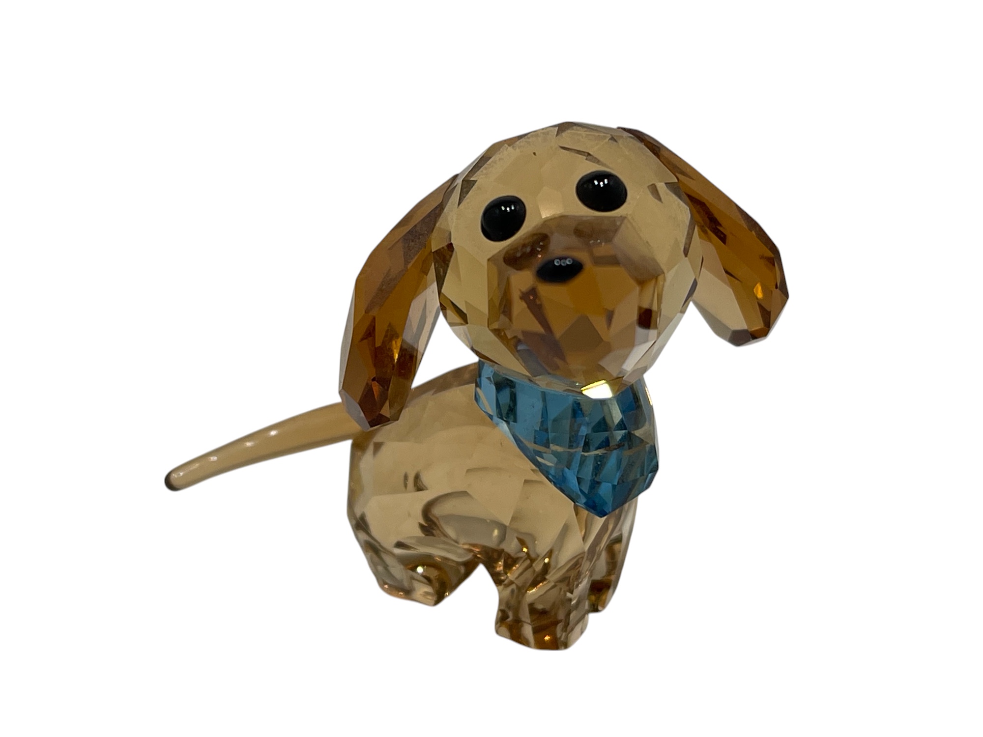 Swarovski Figur Kristall 5063336  Welpe Milo der Dackel 4,5 cm. Top Zustand