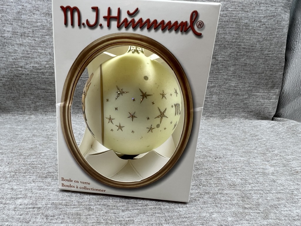  M.I. Hummel Weihnachtsbaum Kugel 8 cm. Unbenutzt - Top Zustand 