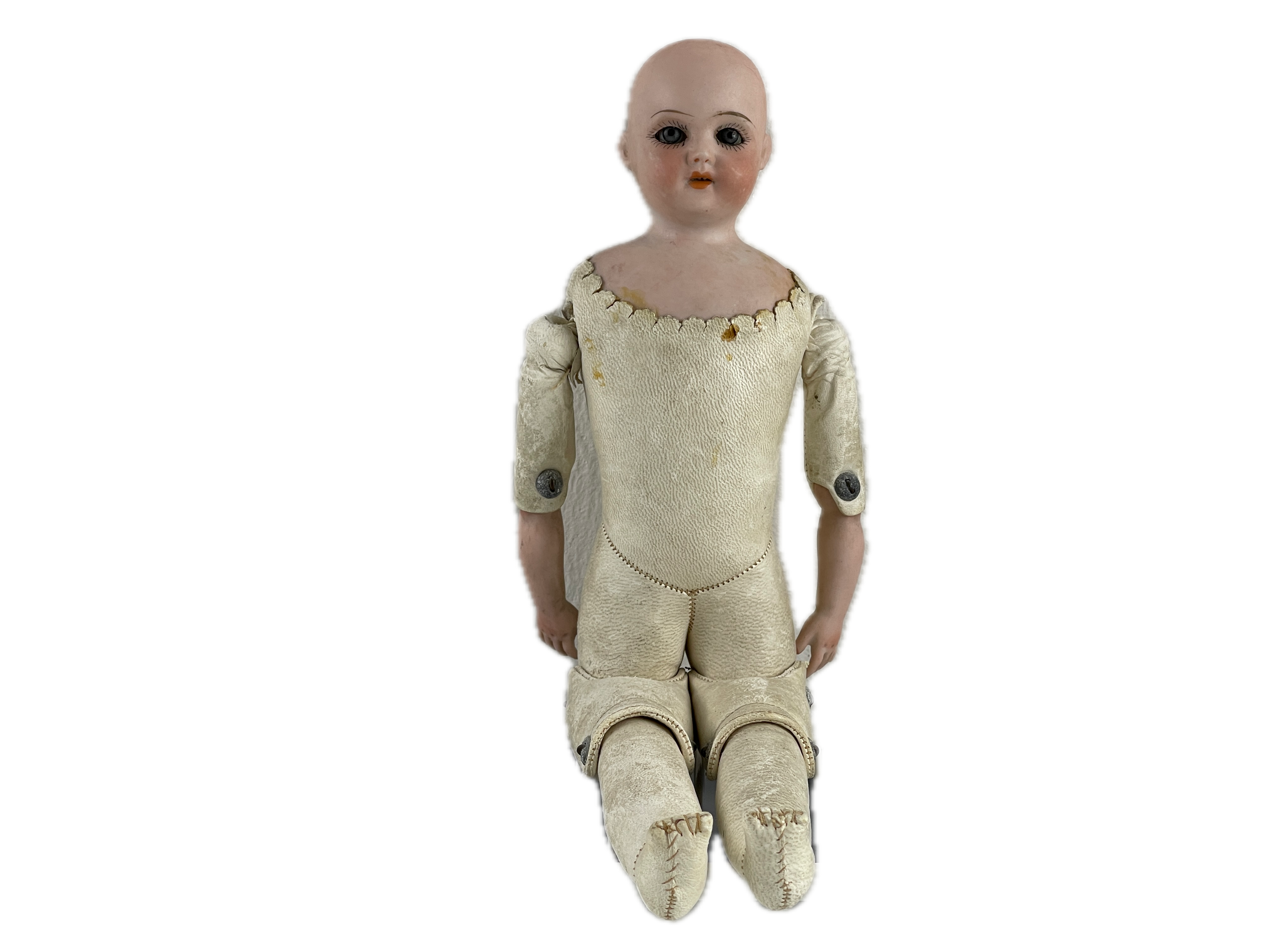 Schönau & Hoffmeister alte Porzellan Puppe 30 cm Zustand siehe Fotos