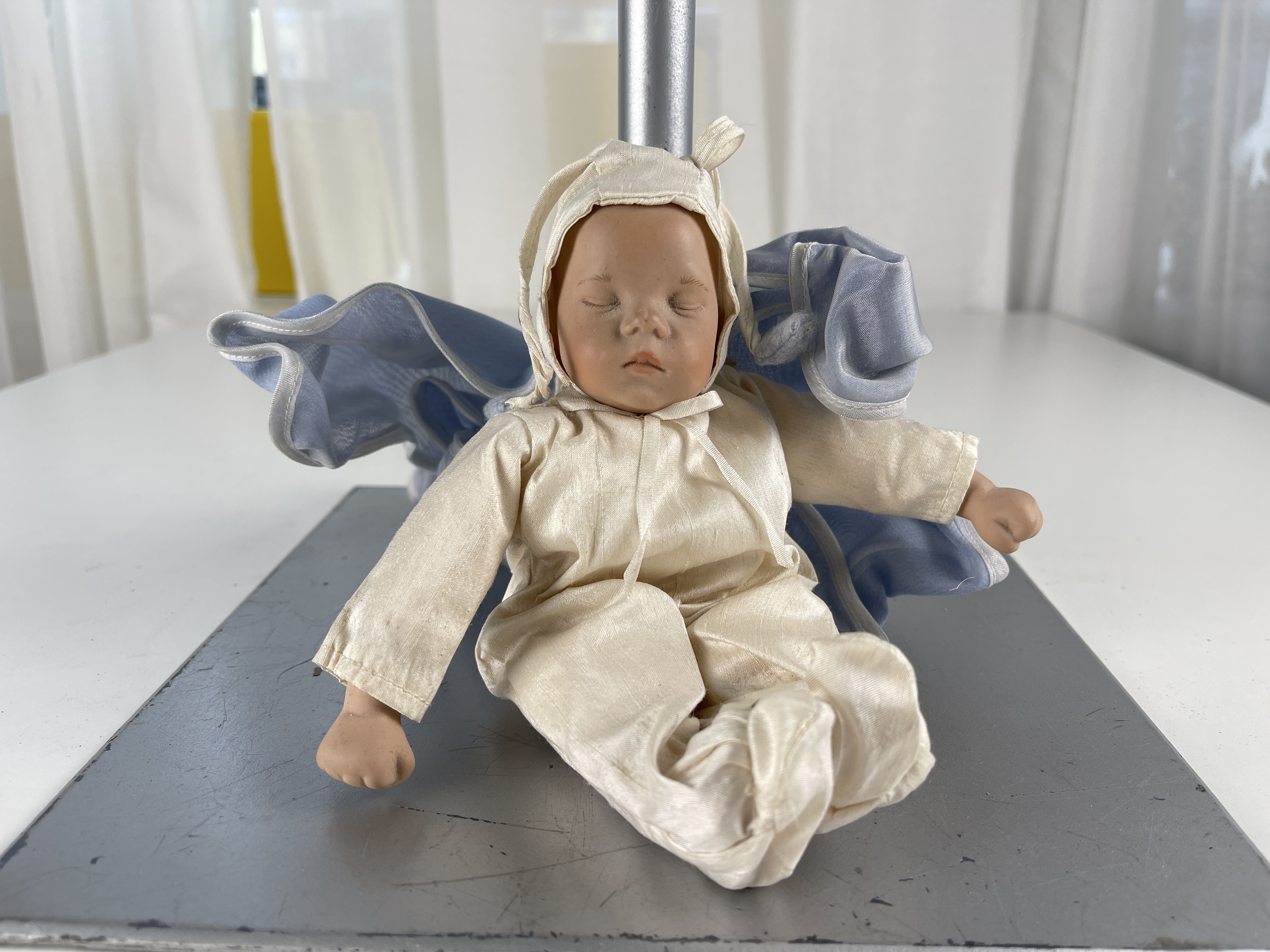 Künstlerpuppe Vinyl Puppe 25 cm. Schmutzig