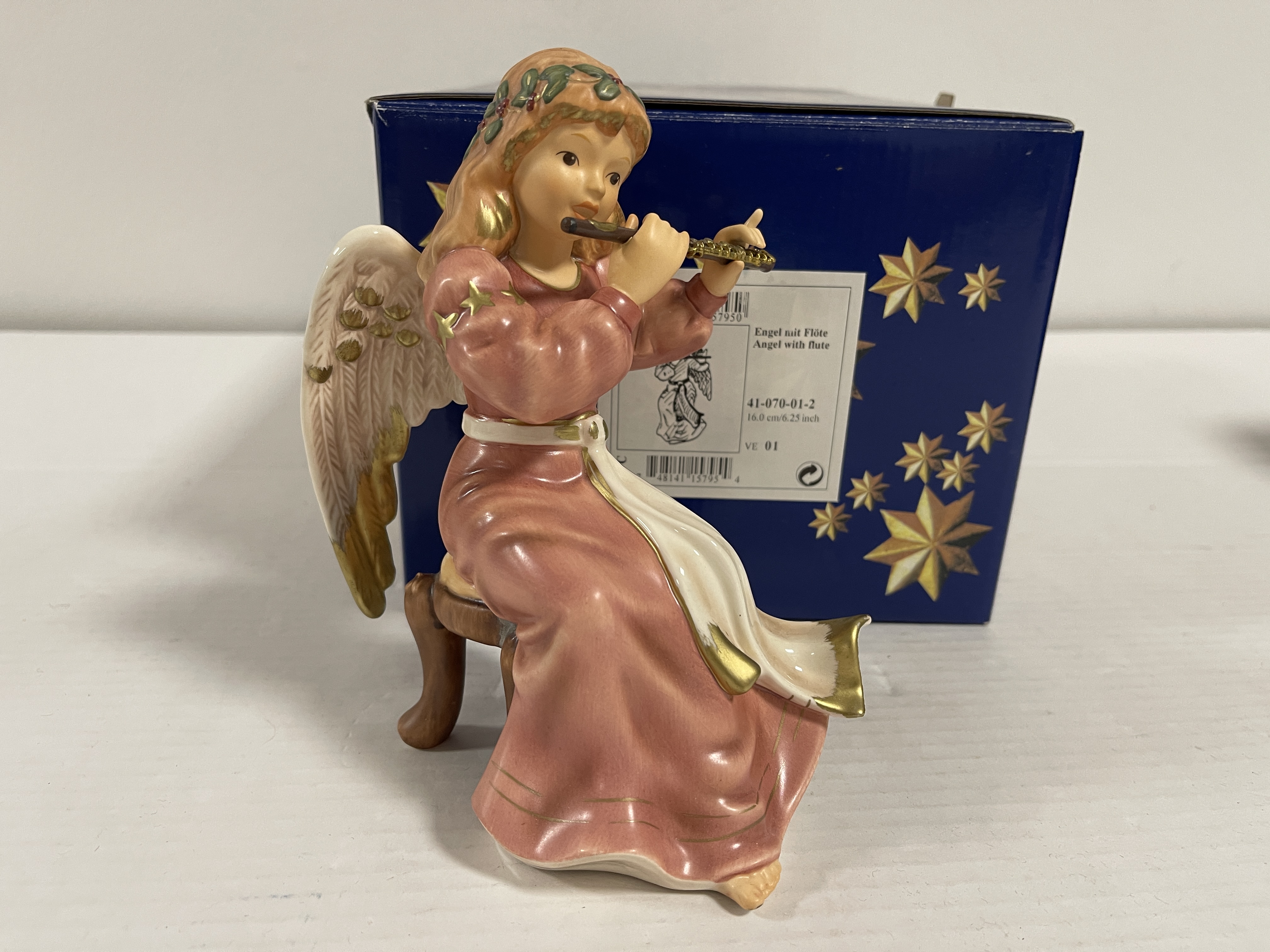 Goebel Figur Engel mit Flöte 18 cm. 1 Wahl OVP Top Zustand  