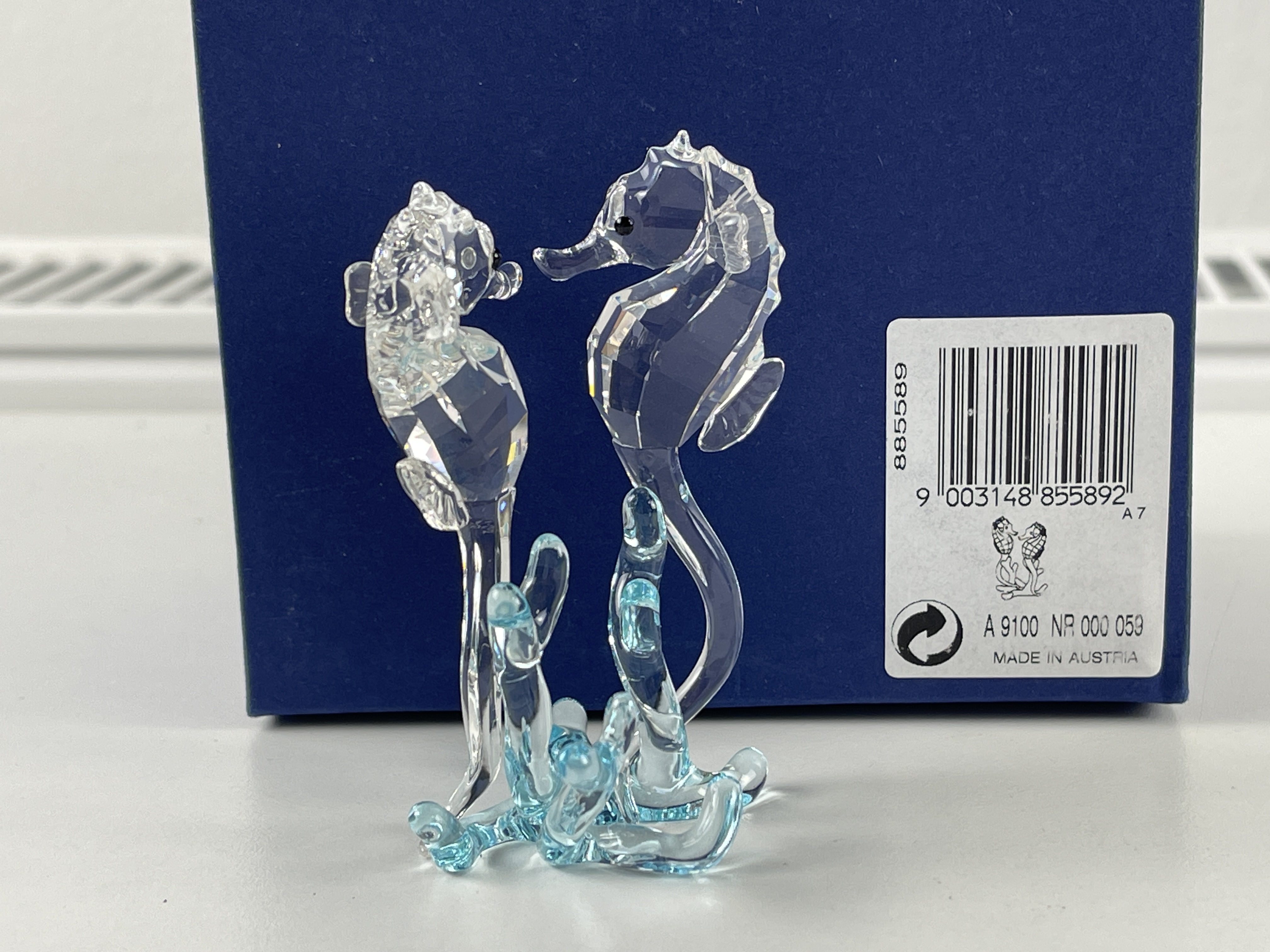 Swarovski Figur 885589 Seepferdchen 8,2 cm. - Ovp & Zertifikat - Top Zustand  