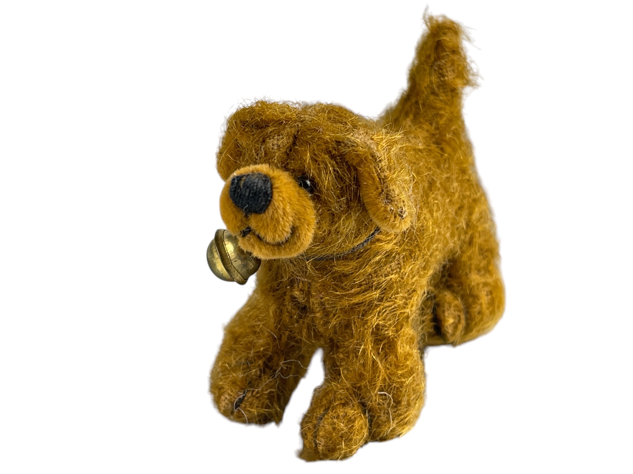 Künstler Stofftier Hund 9 cm. - Top Zustand.      