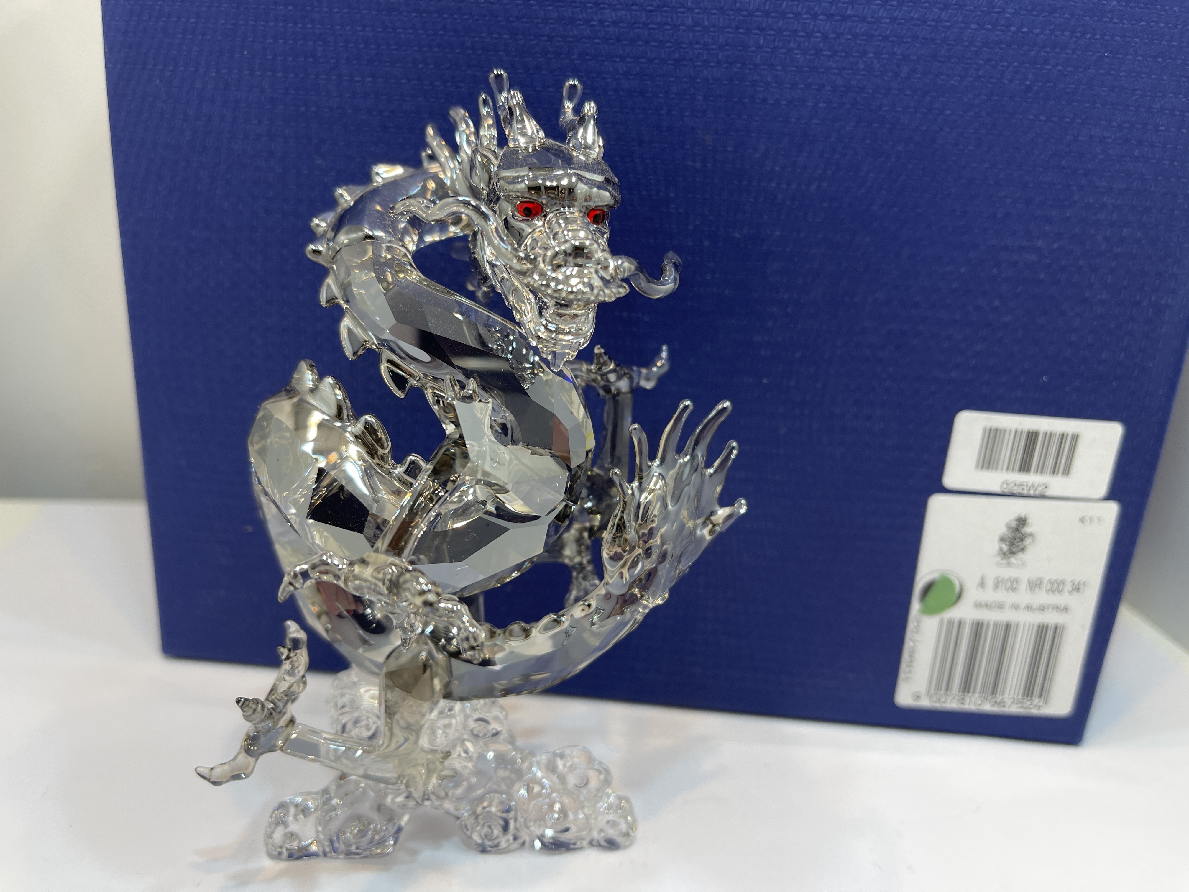 Swarovski Figur 1096752 Drache SCS 12,5 cm. Ovp und Zertifikat. Top Zustand 