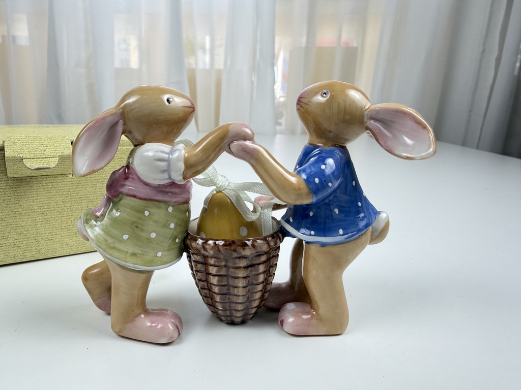 Villeroy und Boch Figur Hase Hasen 2 Hasen 10 cm 1 Wahl Top Zustand 