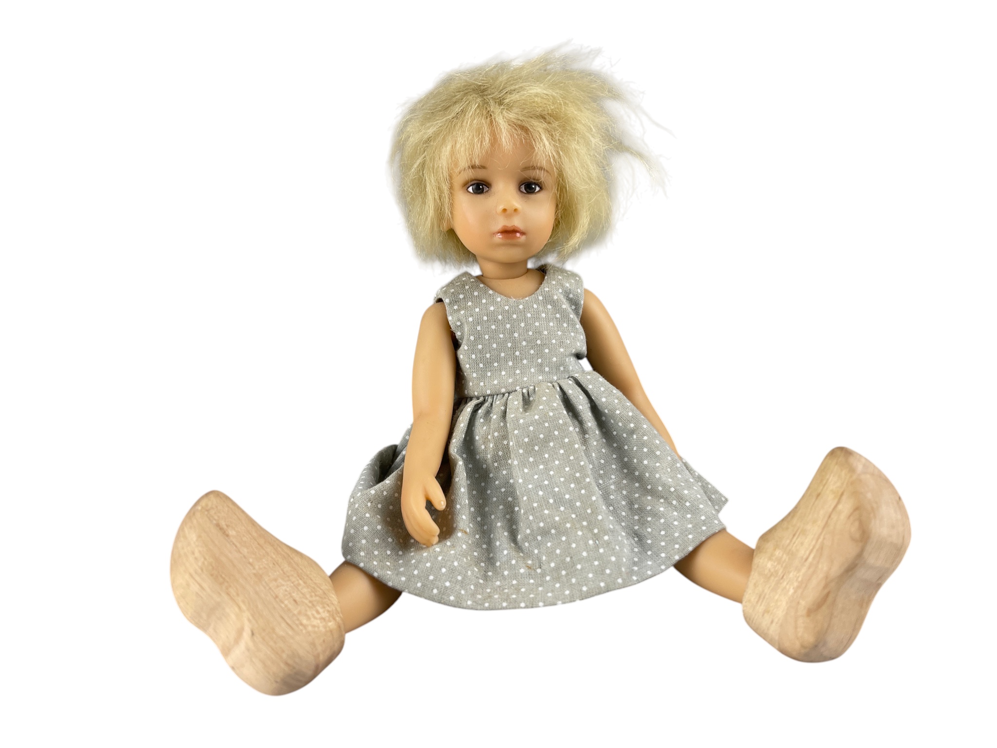 Künstlerpuppe Eva Danker Resin Puppe 21 cm. Top Zustand   