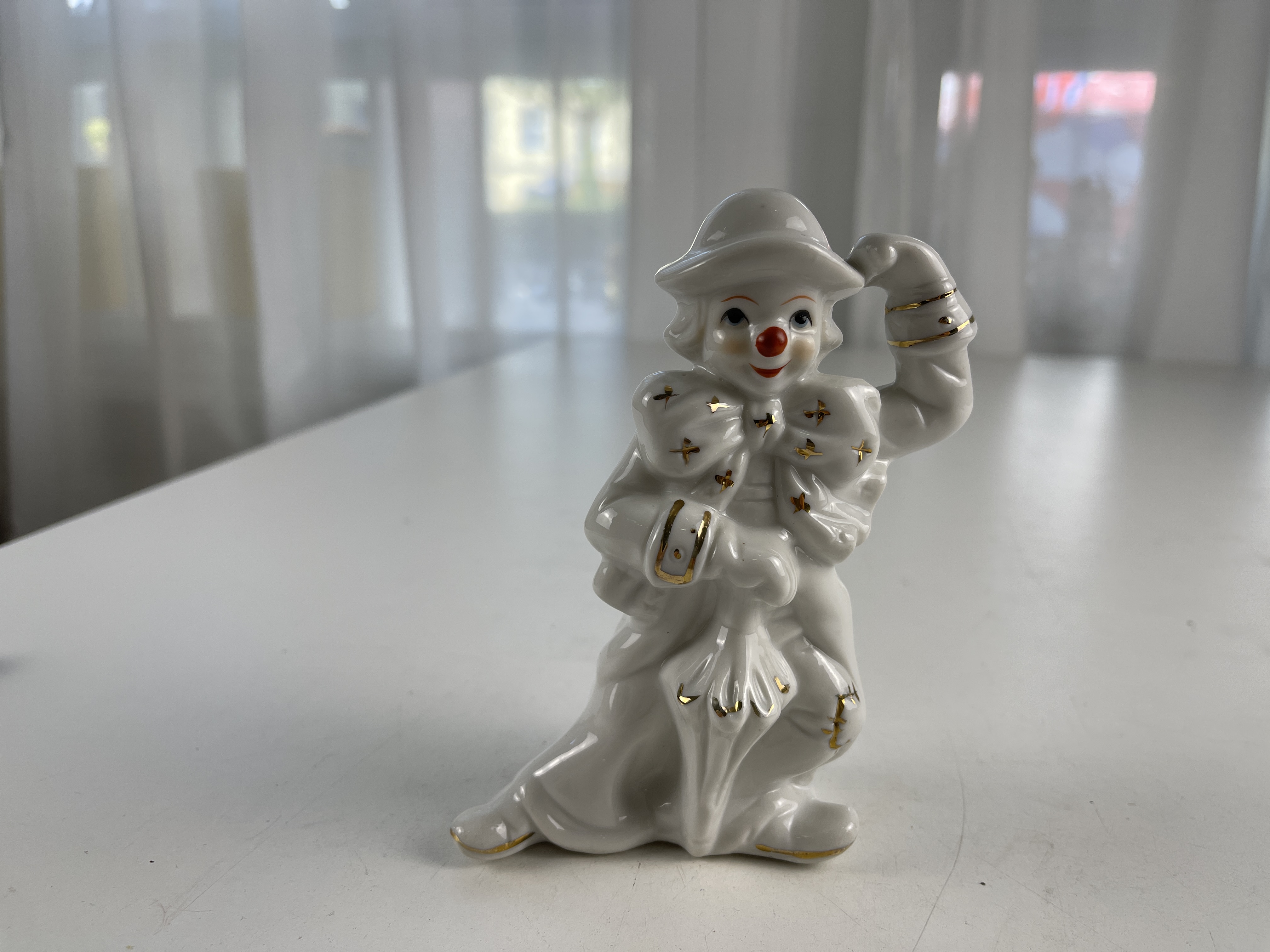 Gilde Porzellan Clown 14 cm. Top Zustand    