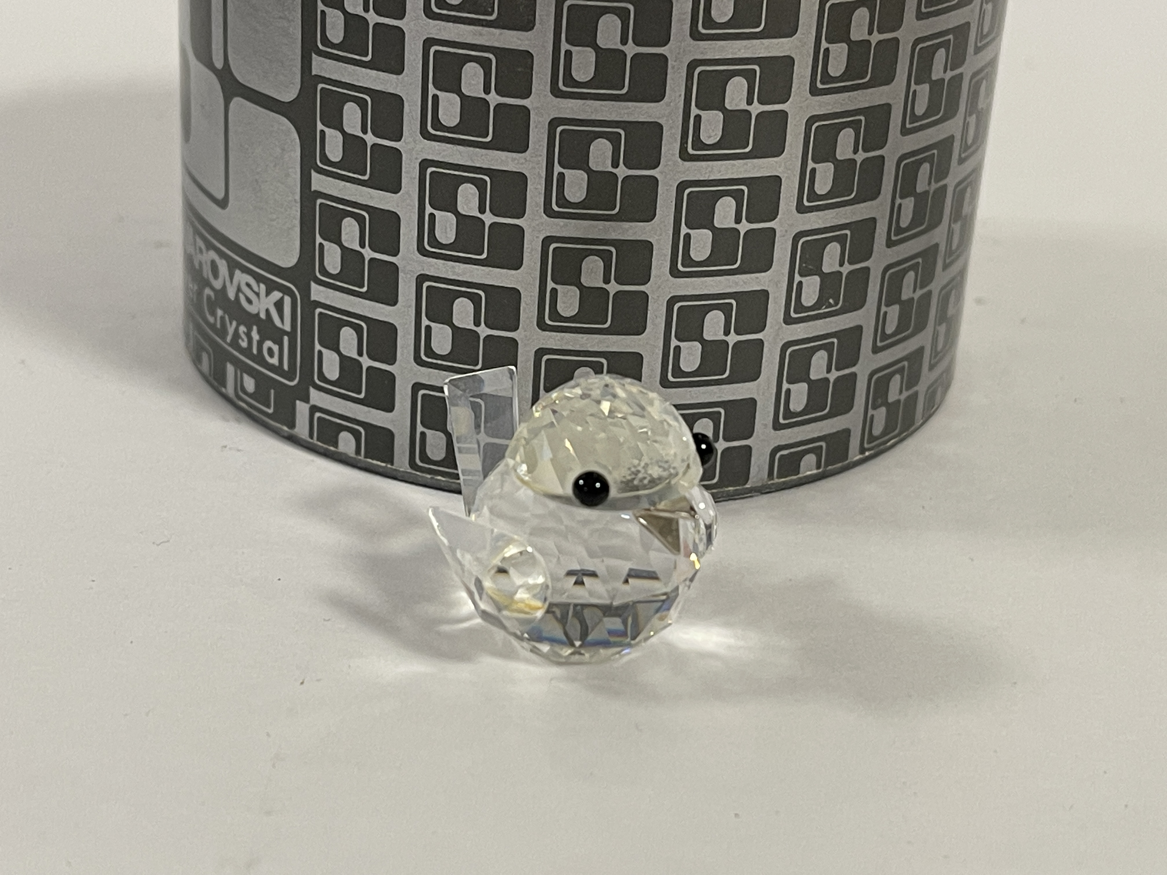  Swarovski Figur Kristall 010017 Spatz 3 cm. Ovp & Zertifikat + Top Zustand