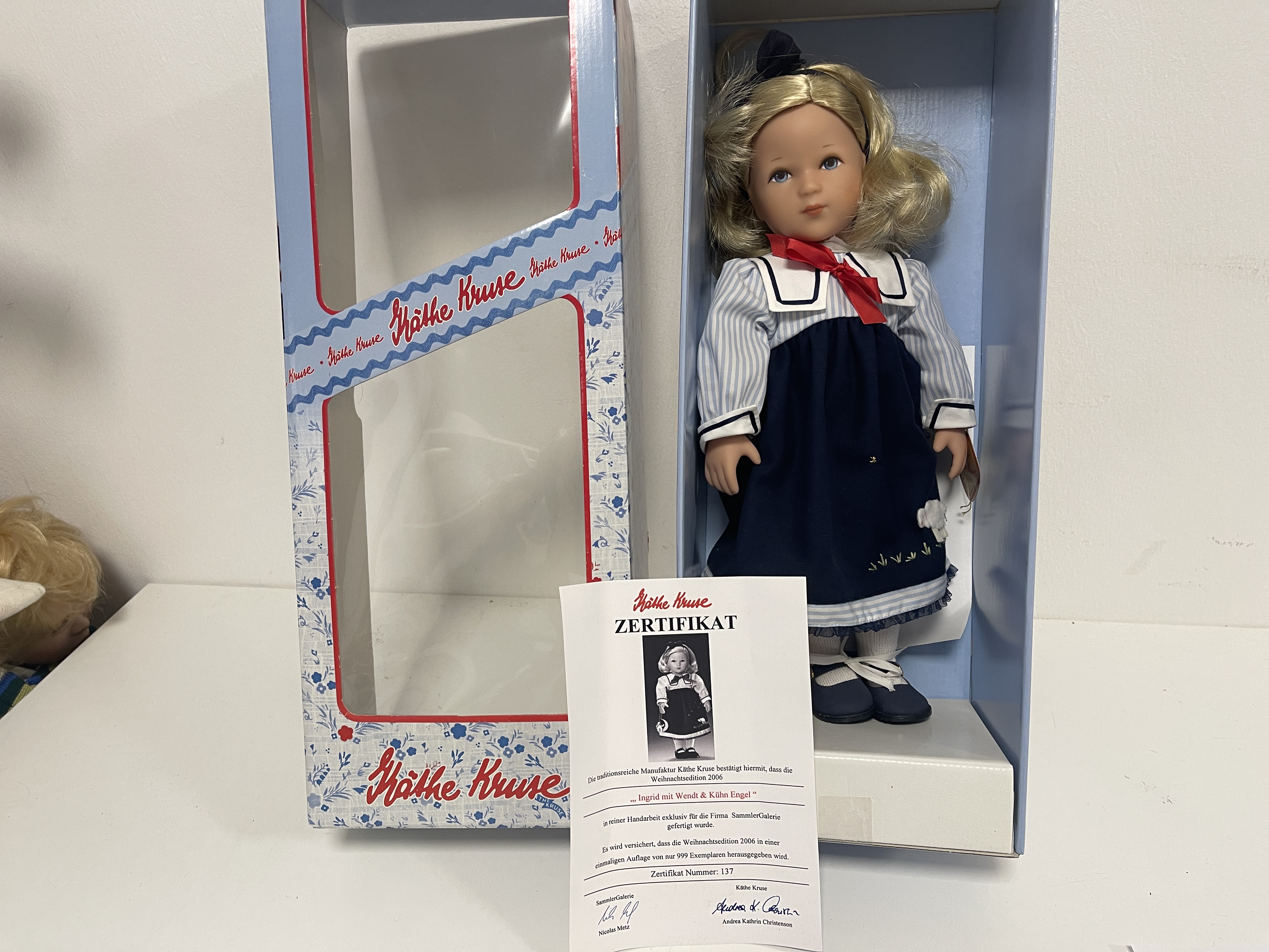 Käthe Kruse Puppe 40 cm Top Zustand 