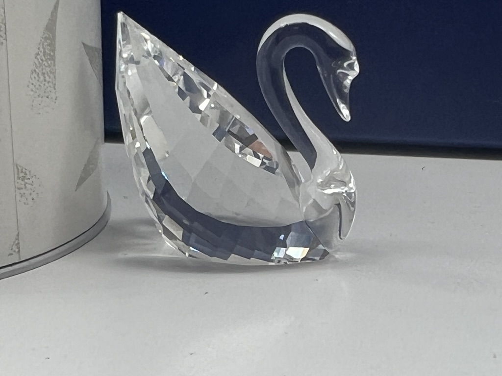 Swarovski Figur Schwan 3 cm. Ovp & Zertifikat. Top Zustand. 