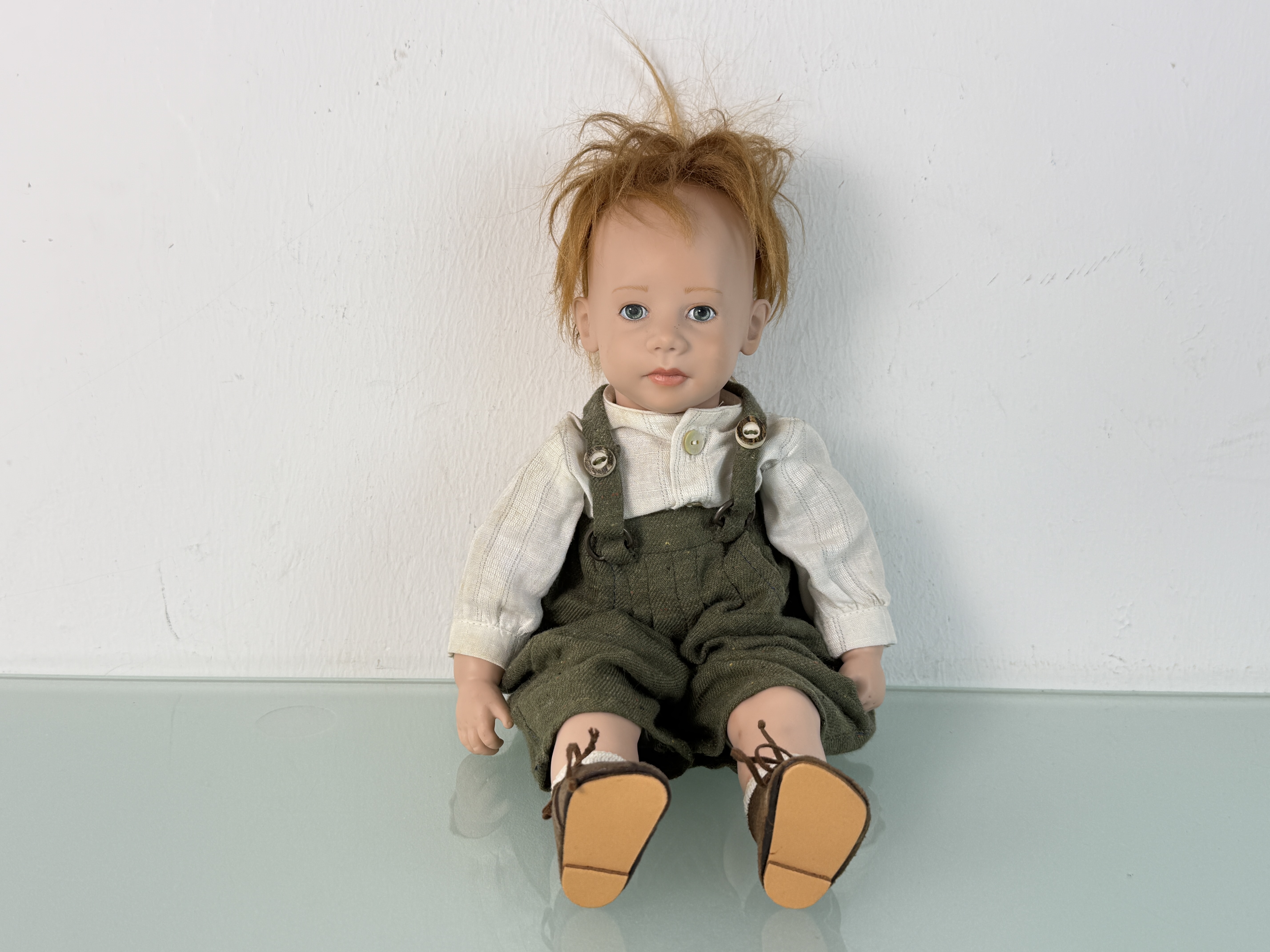 Künstlerpuppe Sigikid Vinyl Puppe 37 cm. Top Zustand