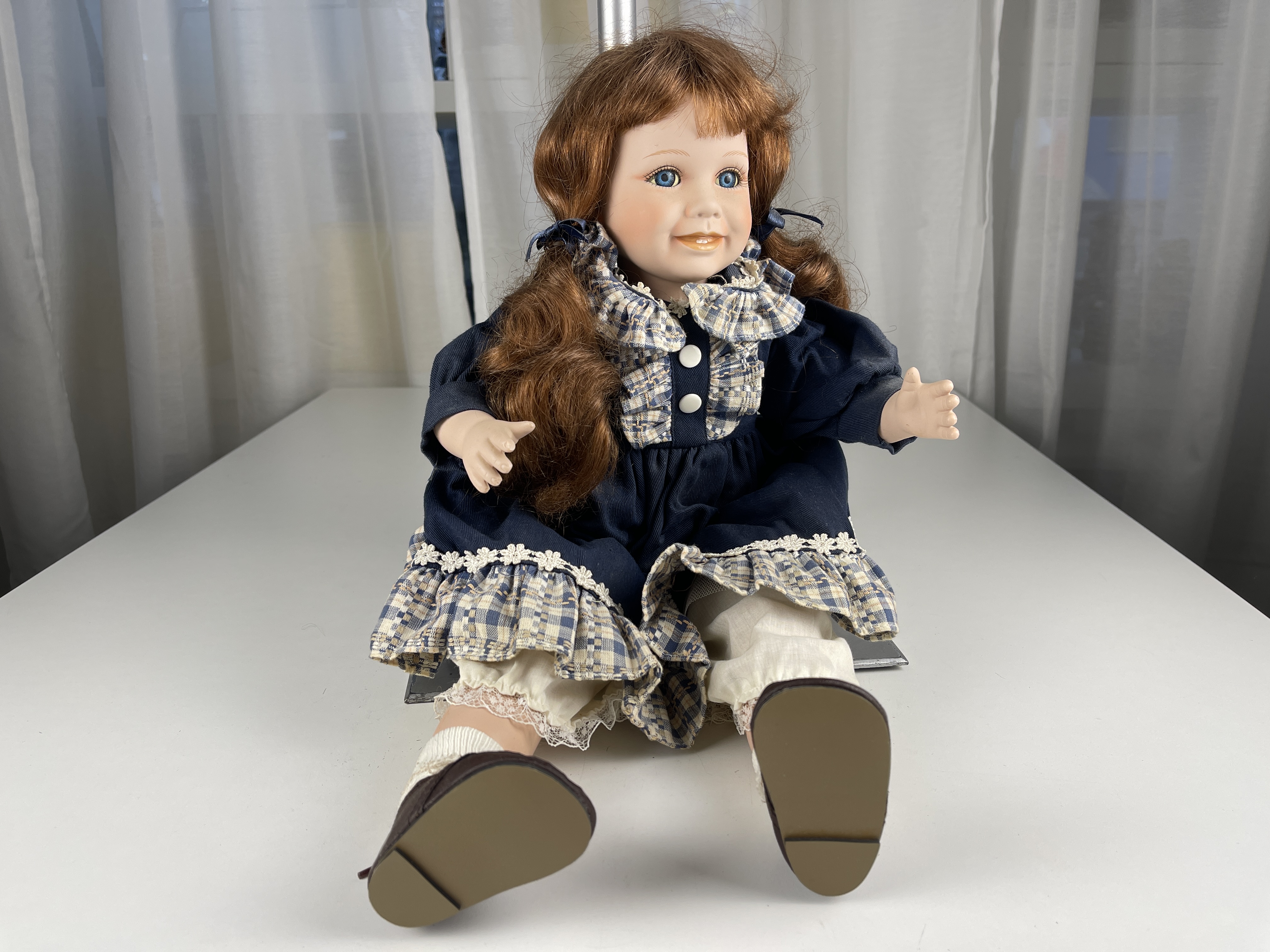 Sammler Puppe Porzellan Puppe 50 cm. Top Zustand  