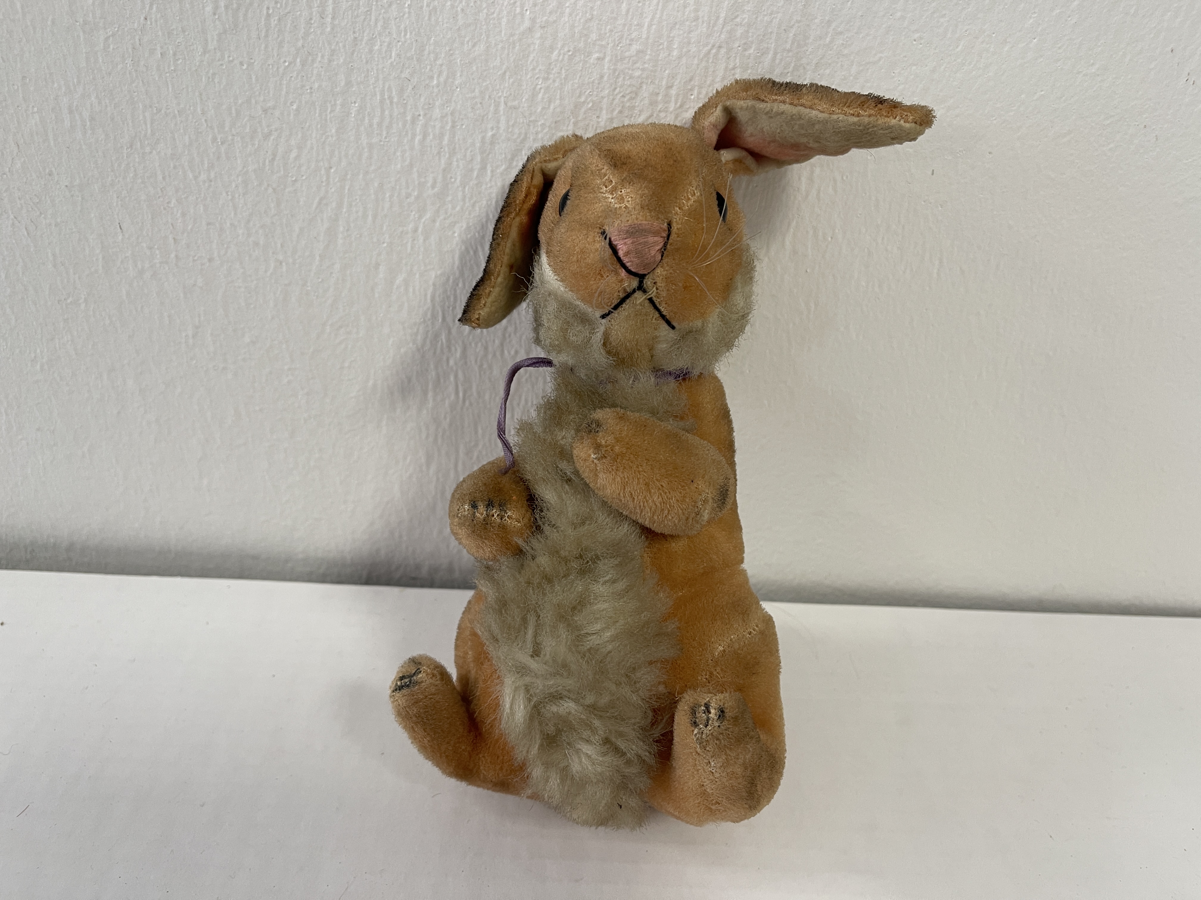 Alt Künstler Stofftier Hase 19 cm. Zustand siehe Fotos  