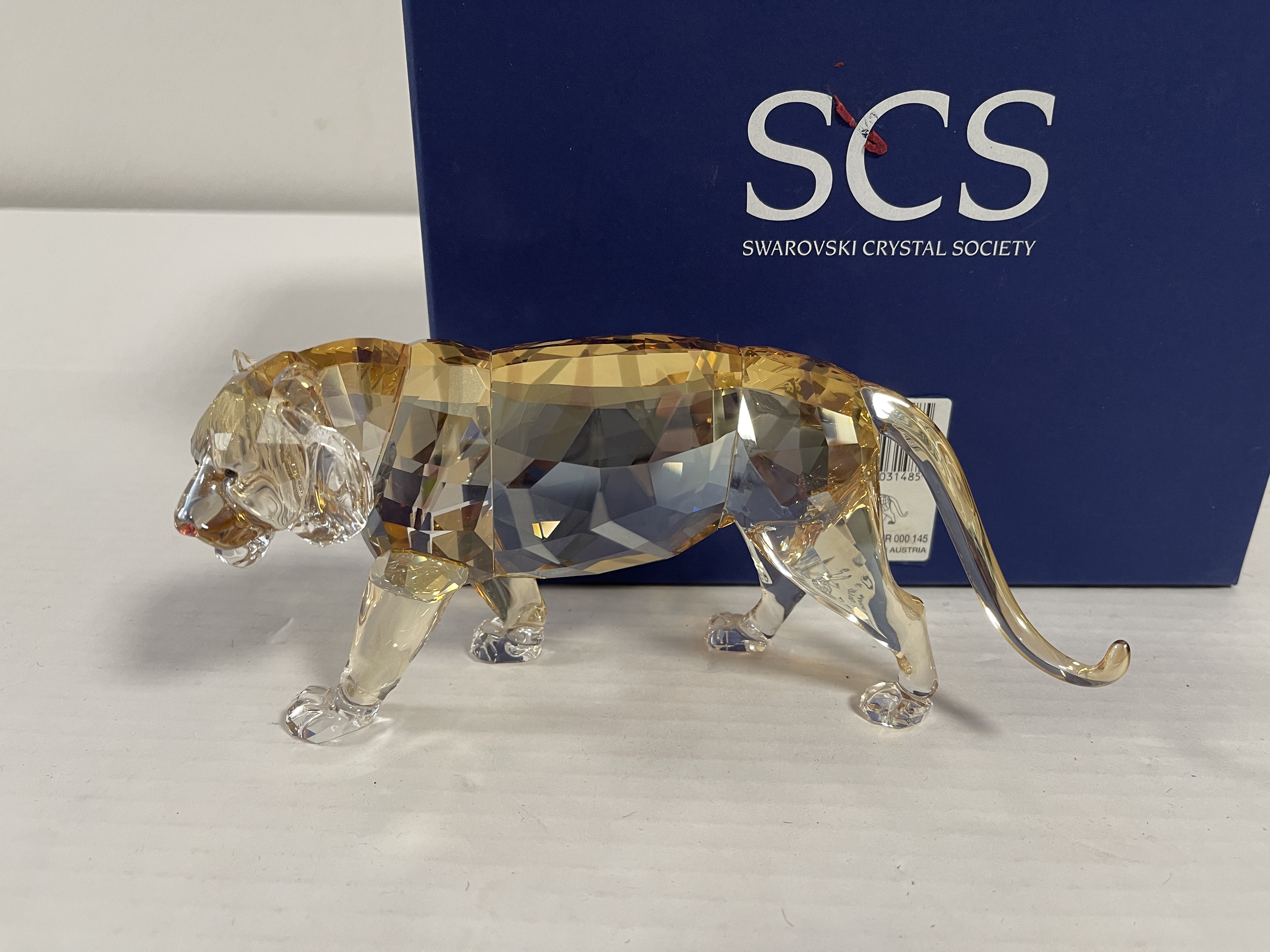 Swarovski Figur 1003148 Tiger 18 cm. Ovp und Zertifikat. Top Zustand  