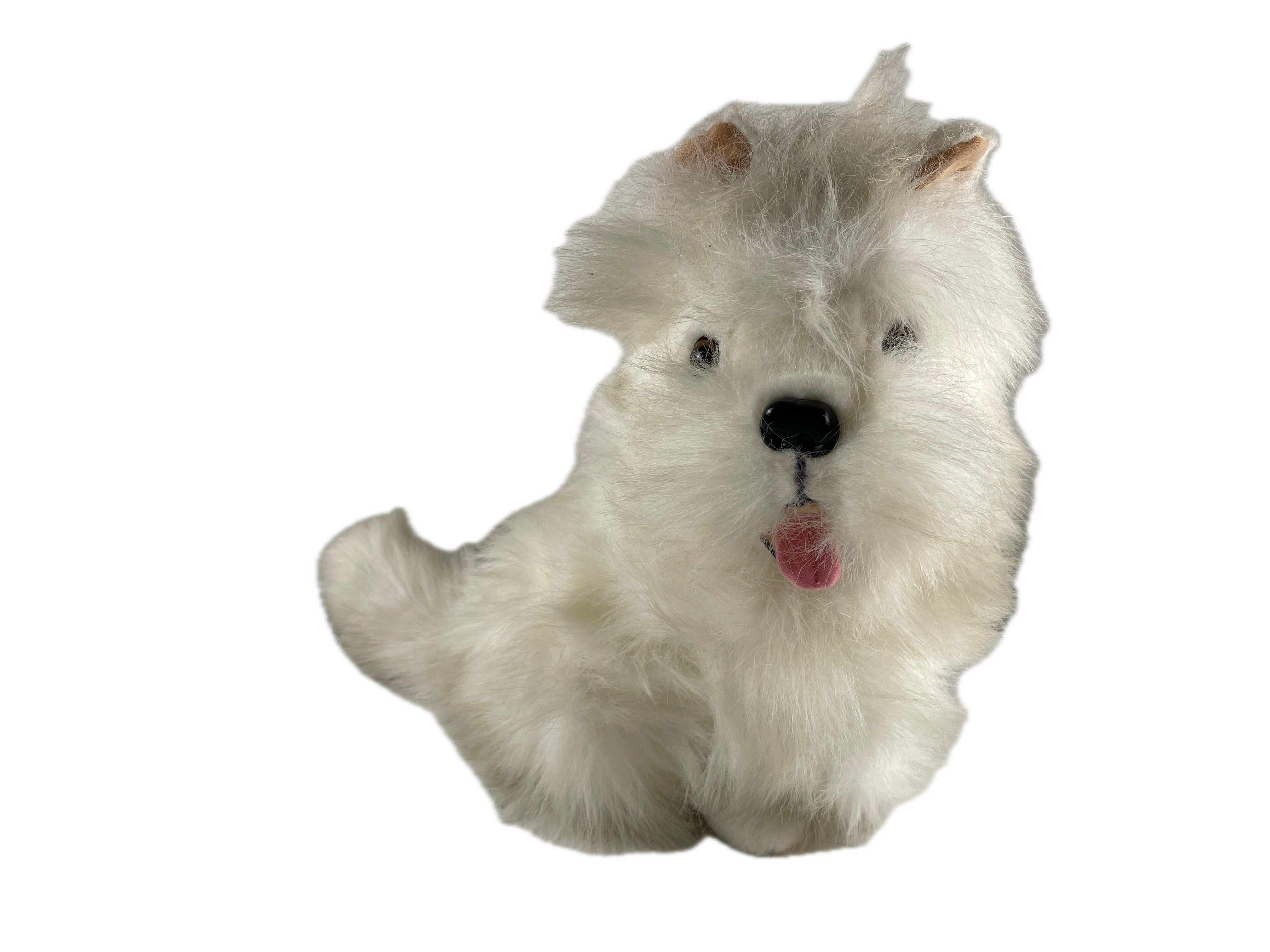 Künstler Stofftier Hund 37 cm. - Top Zustand.    
