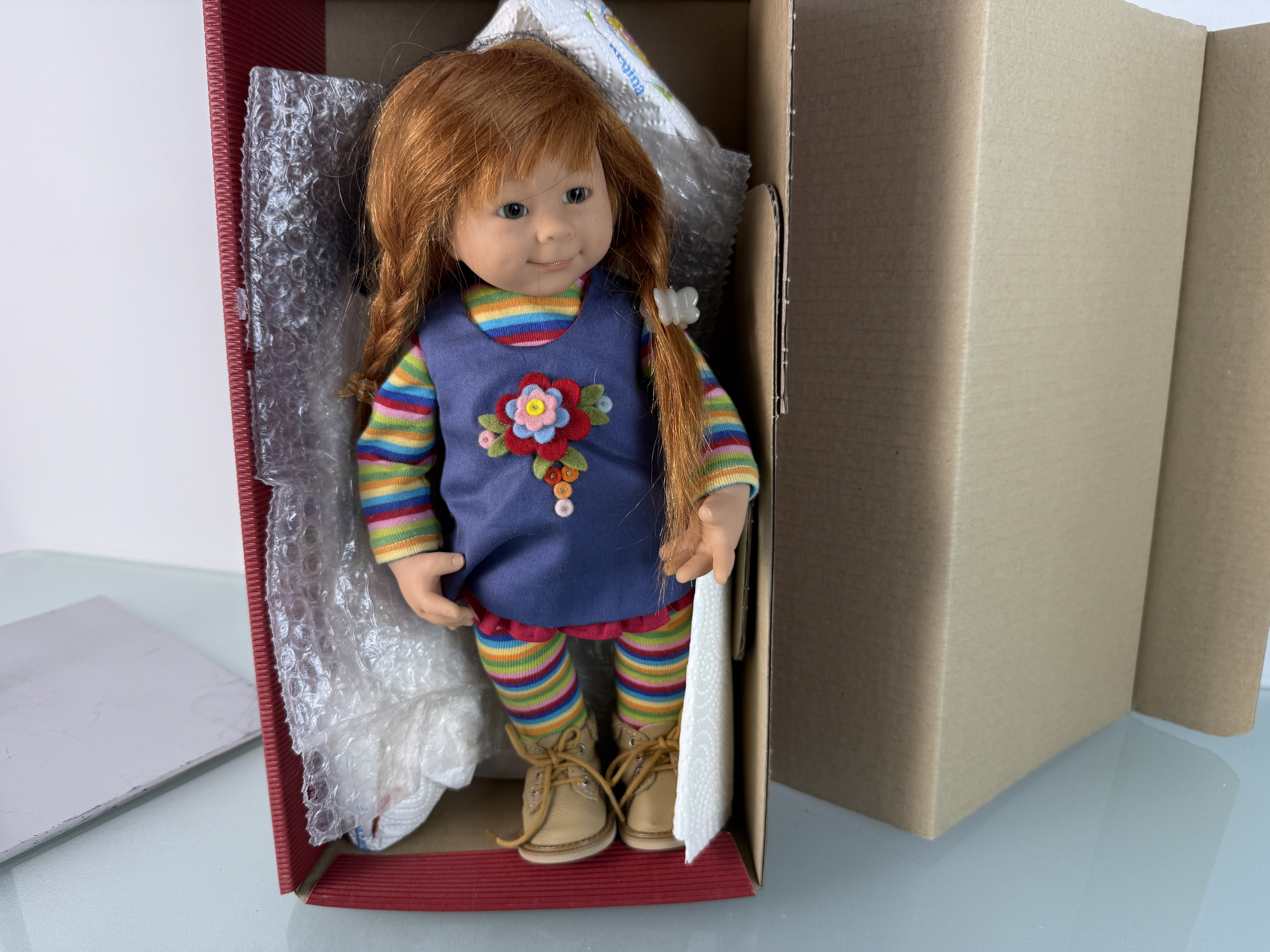 Künstlerpuppe Rosemarie Anna Müller Puppe 32 cm. Top Zustand