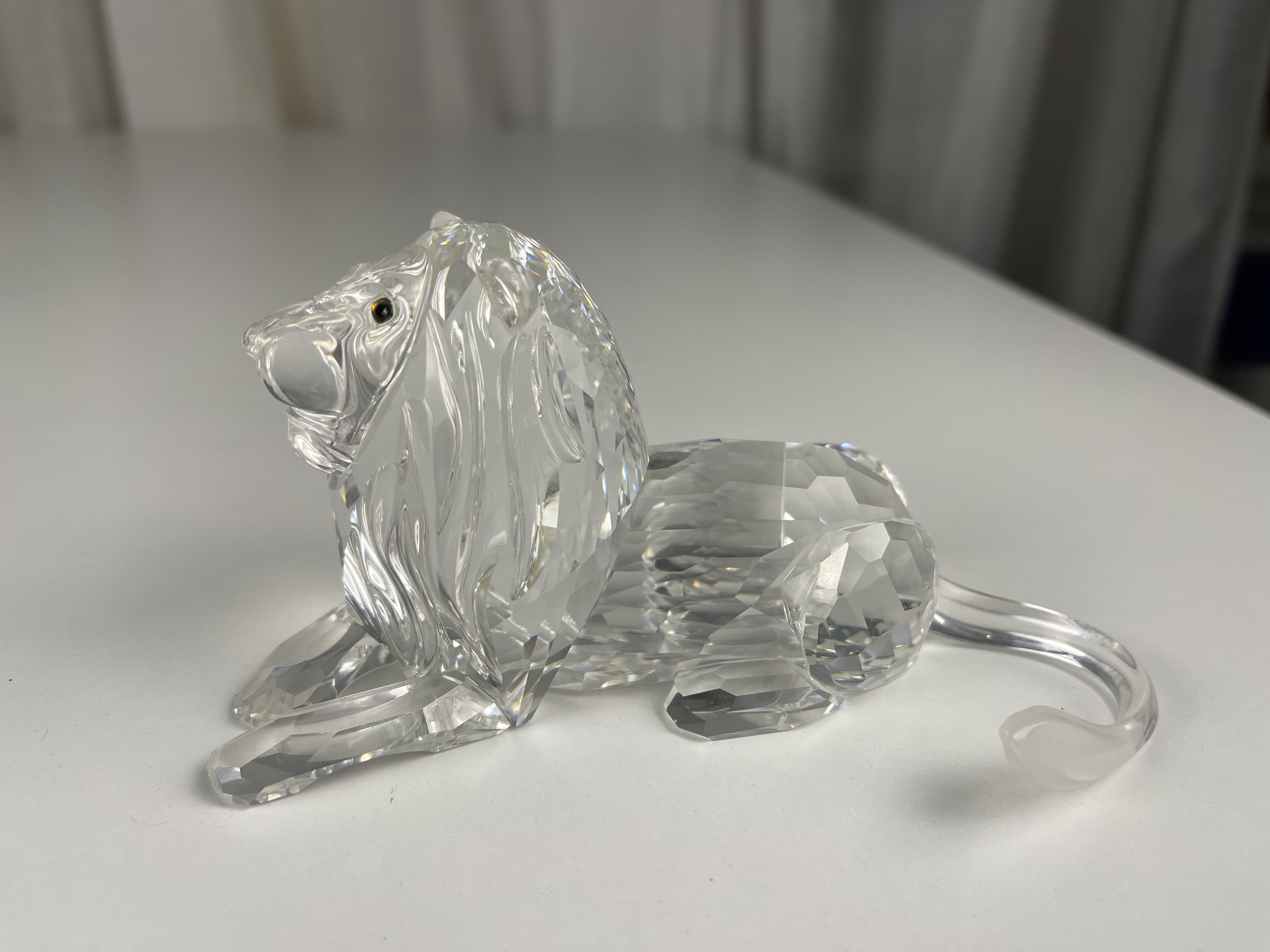  Swarovski Figur 185410 Jahresfigur Löwe 13 cm. Top Zustand  