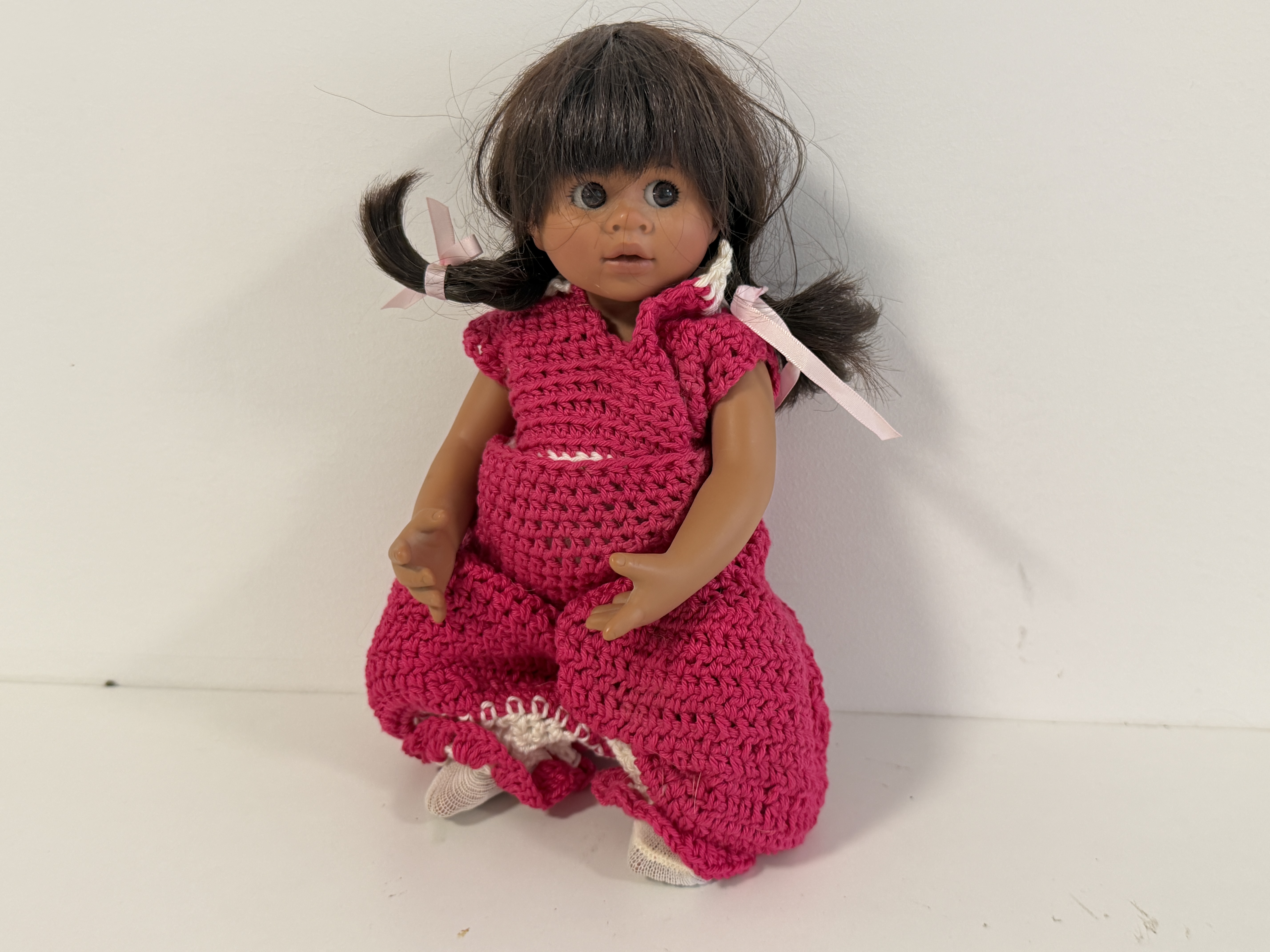 Künstlerpuppe Rosemarie Anna Müller Vinyl Puppe 26 cm. Top Zustand