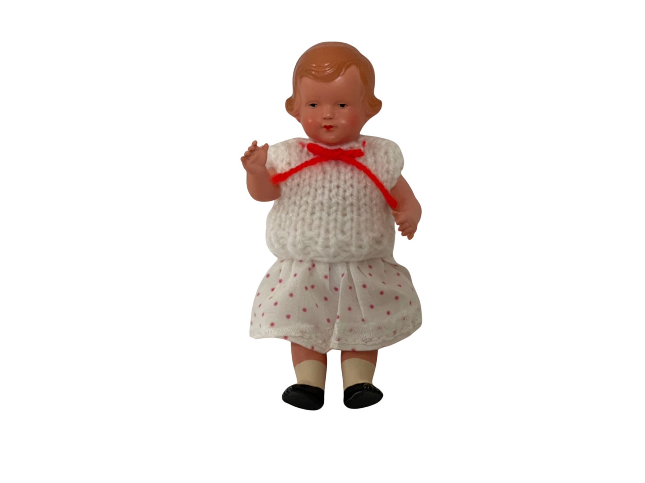 Künstlerpuppe Sammlerpuppe Vinyl Puppe 13,5 cm  Zustand siehe Fotos     