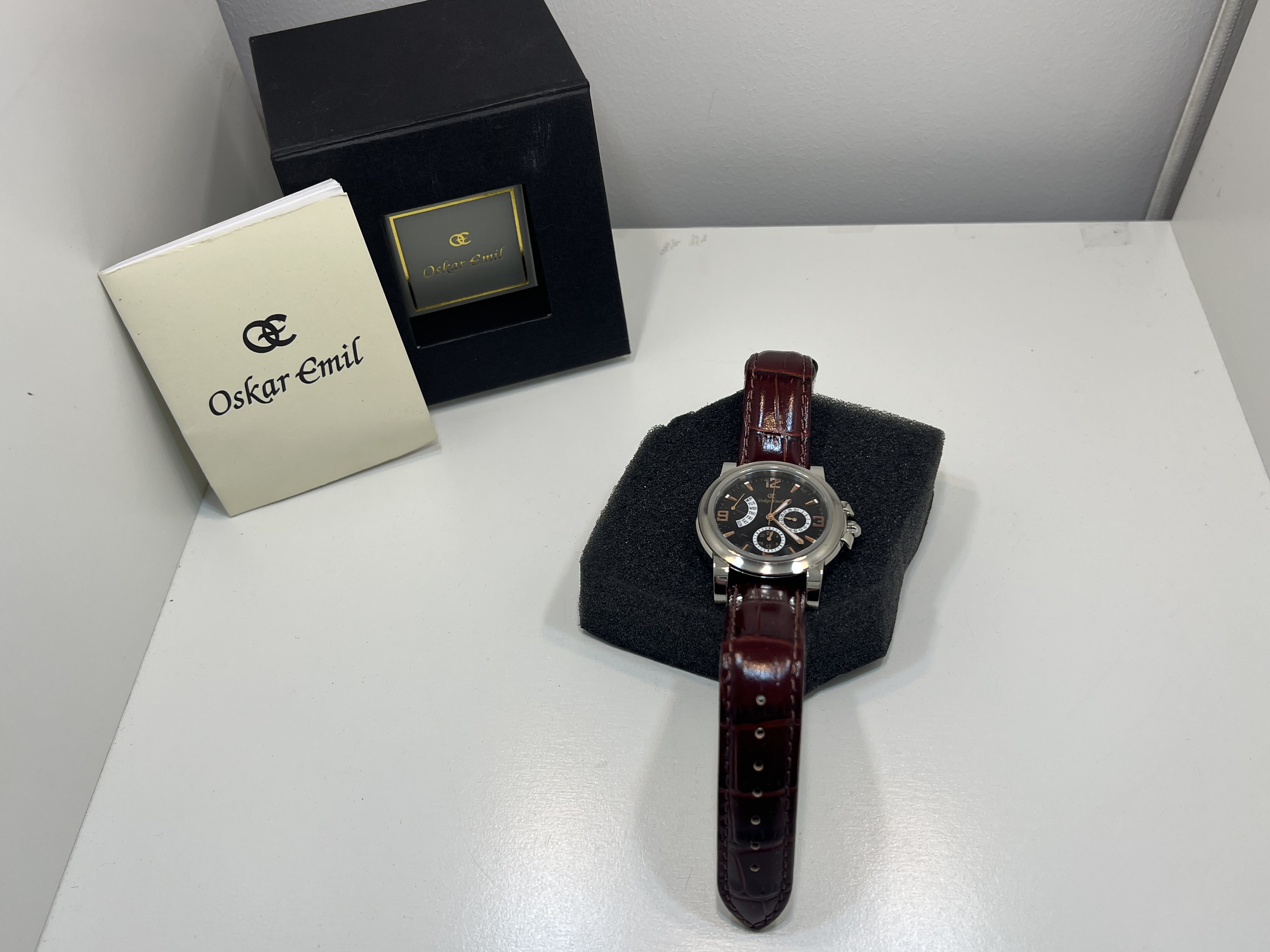Oskar Emil Analog Chronograph Uhr -  Top Zustand