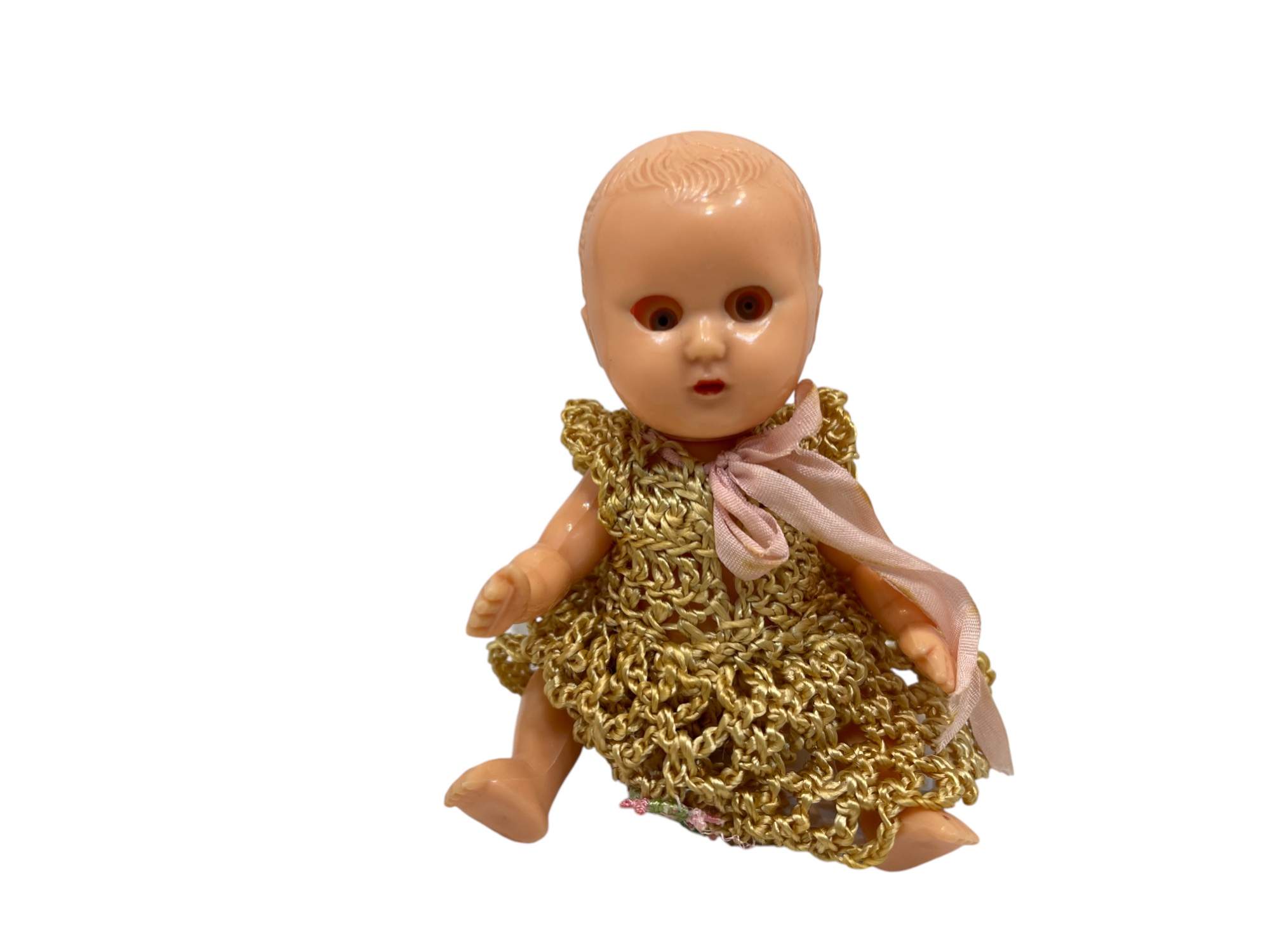 Sammler Puppe Vinyl Puppe 12 cm. Top Zustand   