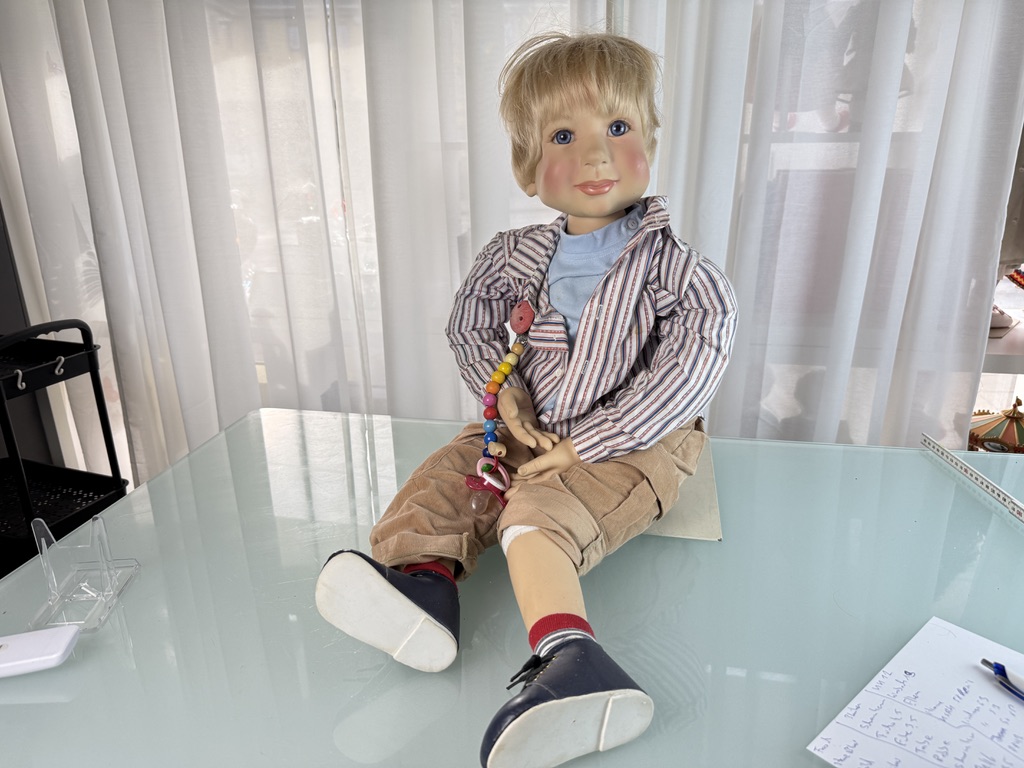 Künstlerpuppe Pamela Erff Vinyl Puppe 78 cm. Top Zustand   