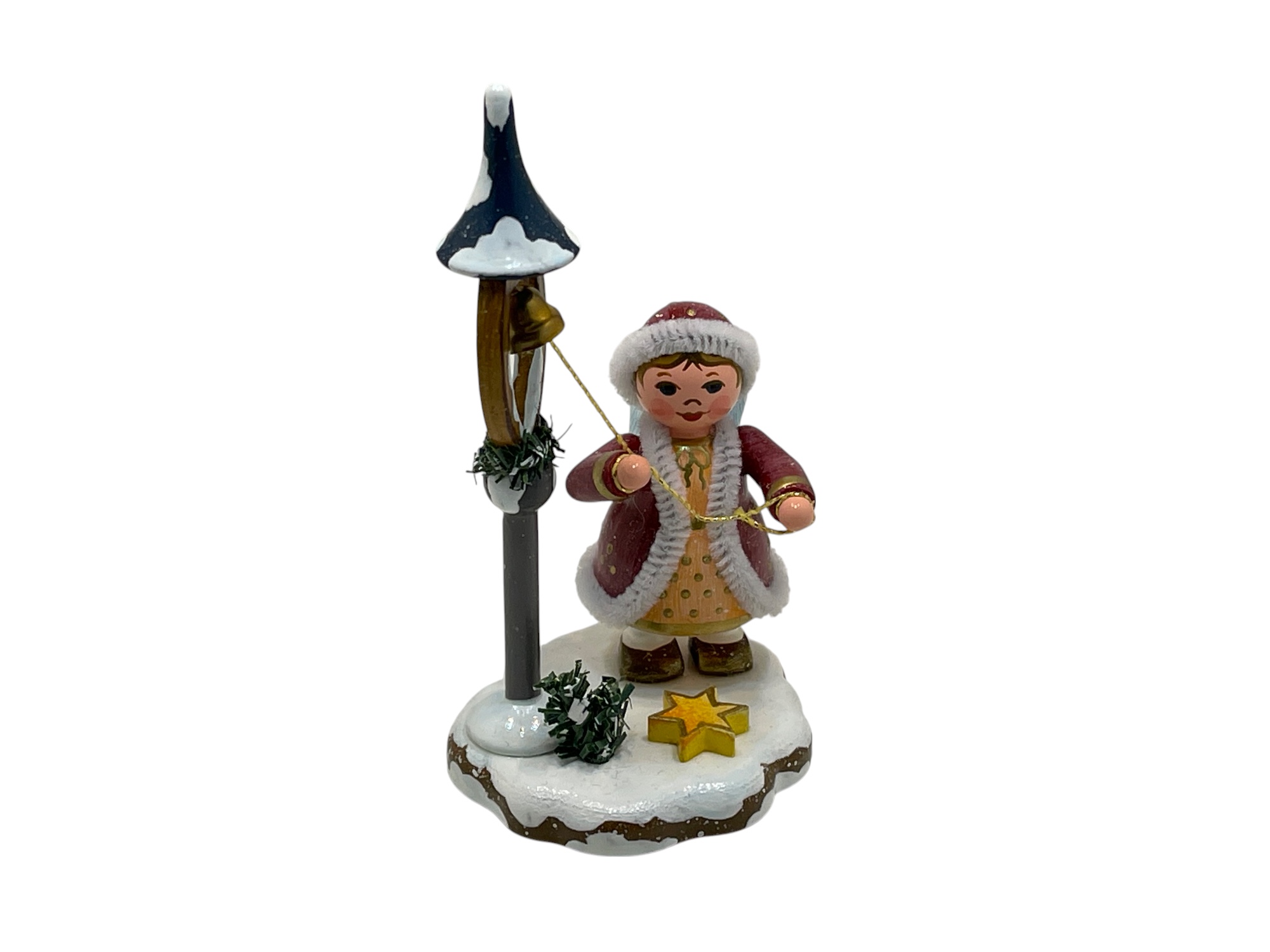 Erzgebirge Sammler Figur Engel Hubrig 9 cm. Top Zustand    