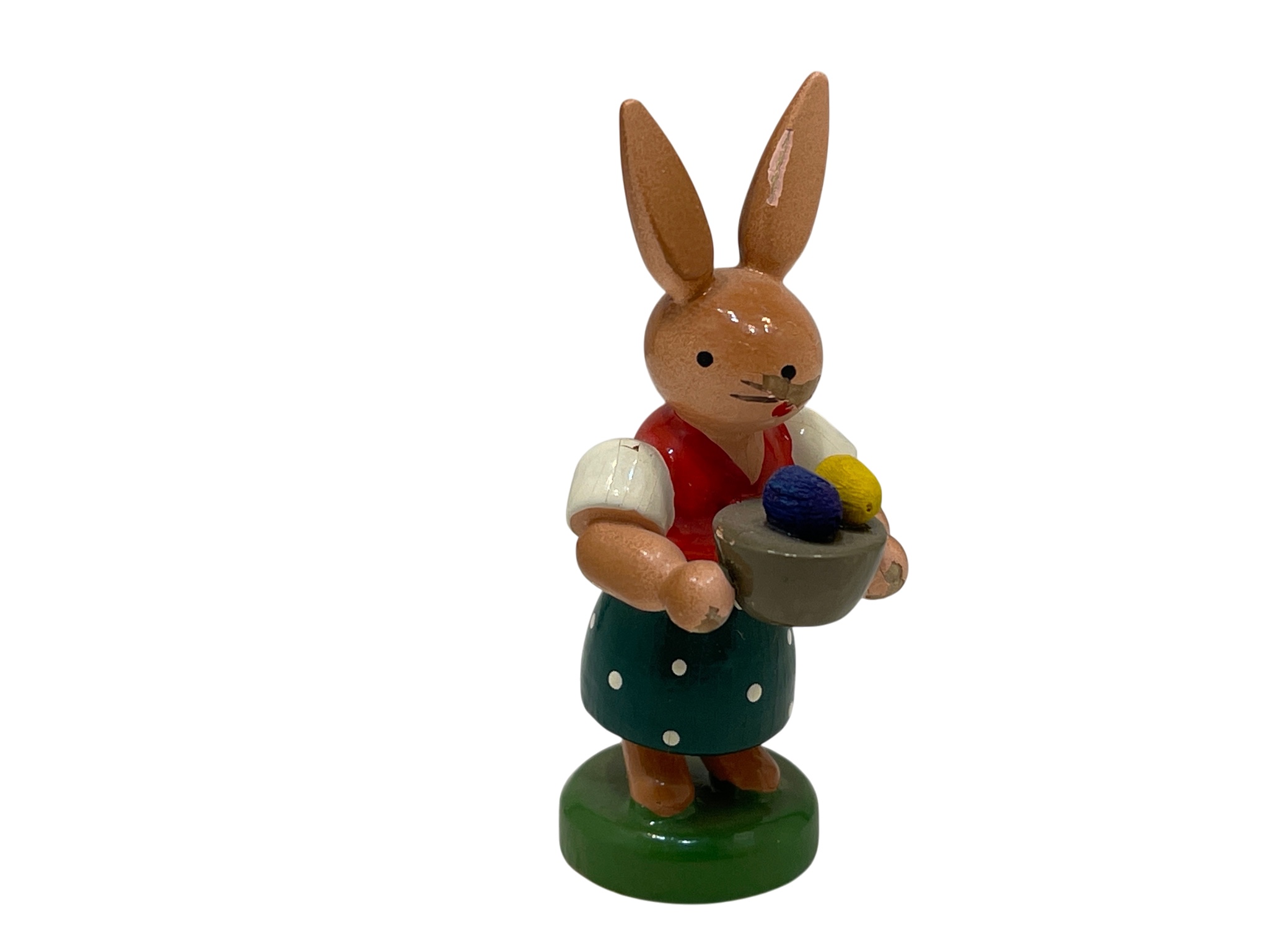 Erzgebirge Figur Hase 6 cm. Zustand siehe Fotos