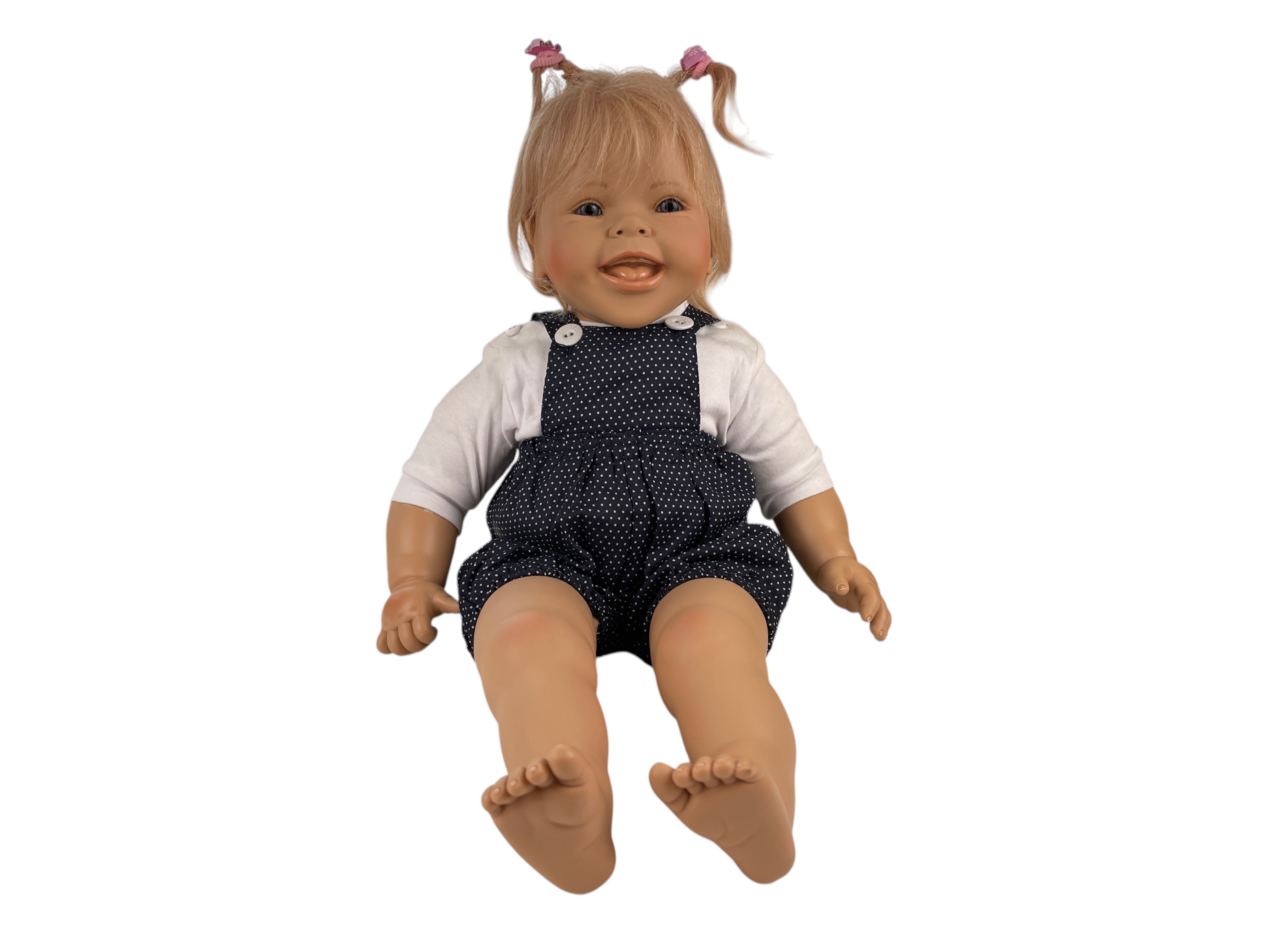 Brigitte Leman  SchildkrötVinyl Künstlerpuppe Puppe 58 cm. Top Zustand.    