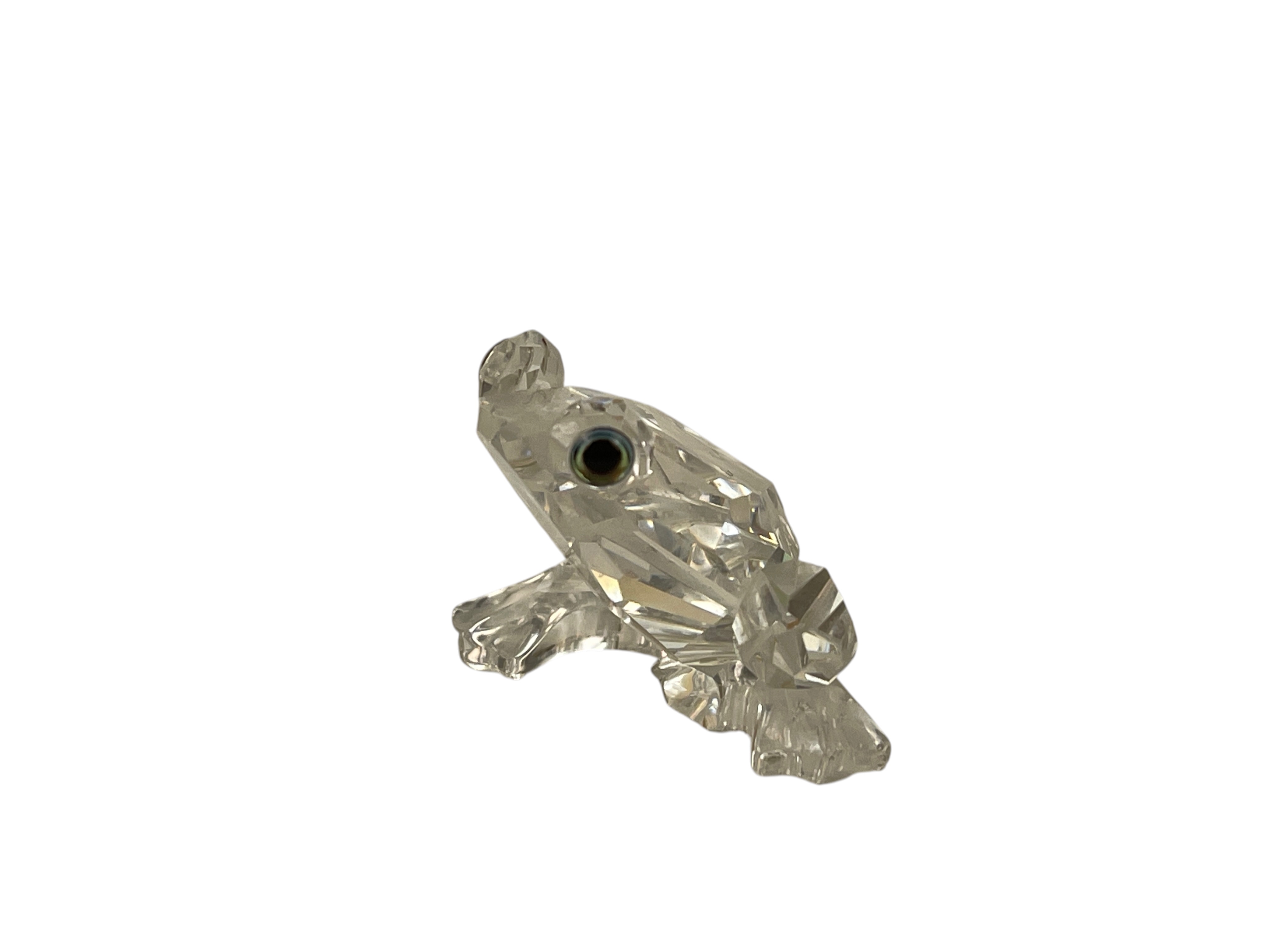 Swarovski Figur Kristall 183113 Frosch Groß 3,5 cm. Top Zustand 