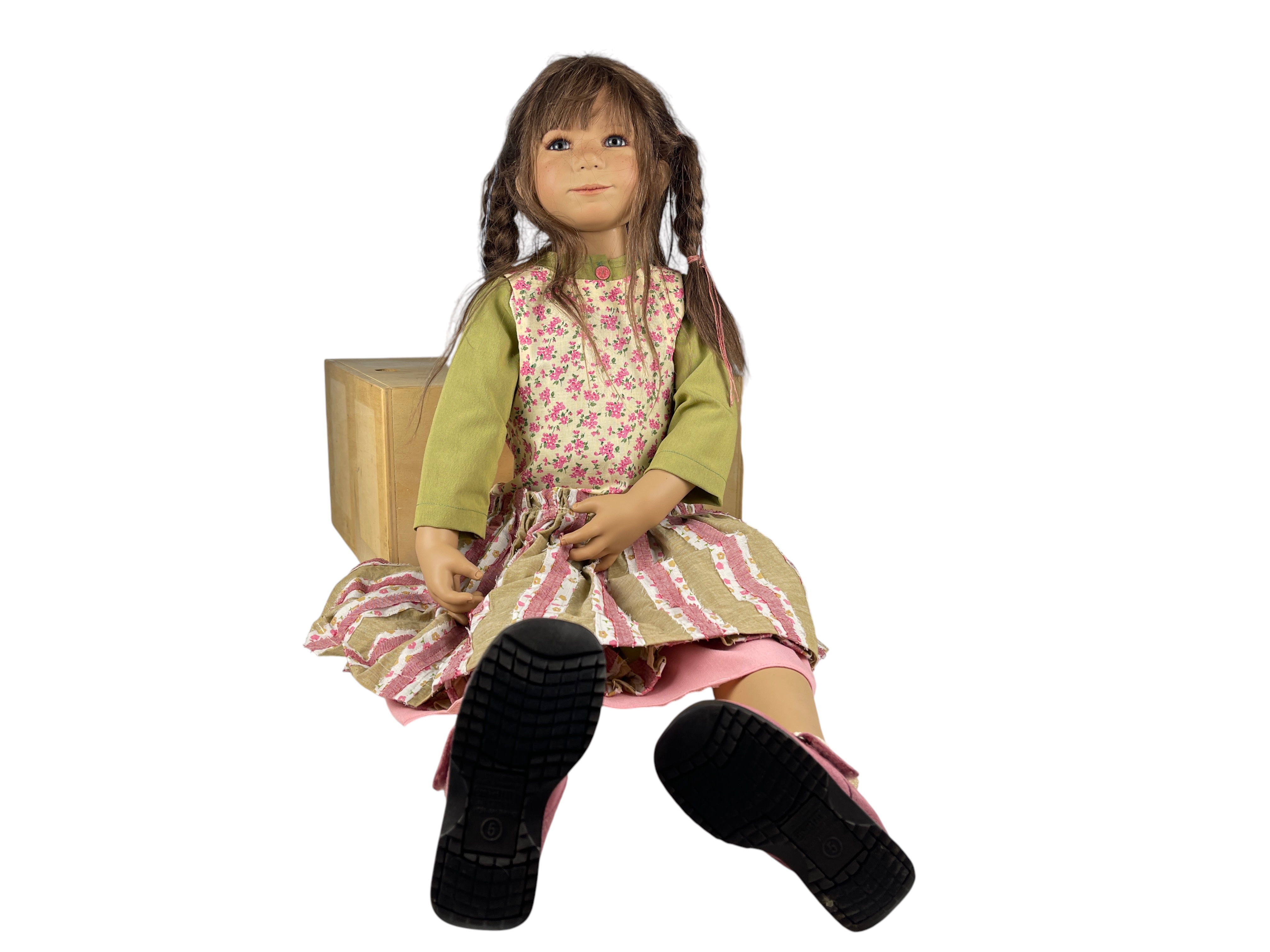 Annette Himstedt Vinyl Puppe 93 cm. Top Zustand 