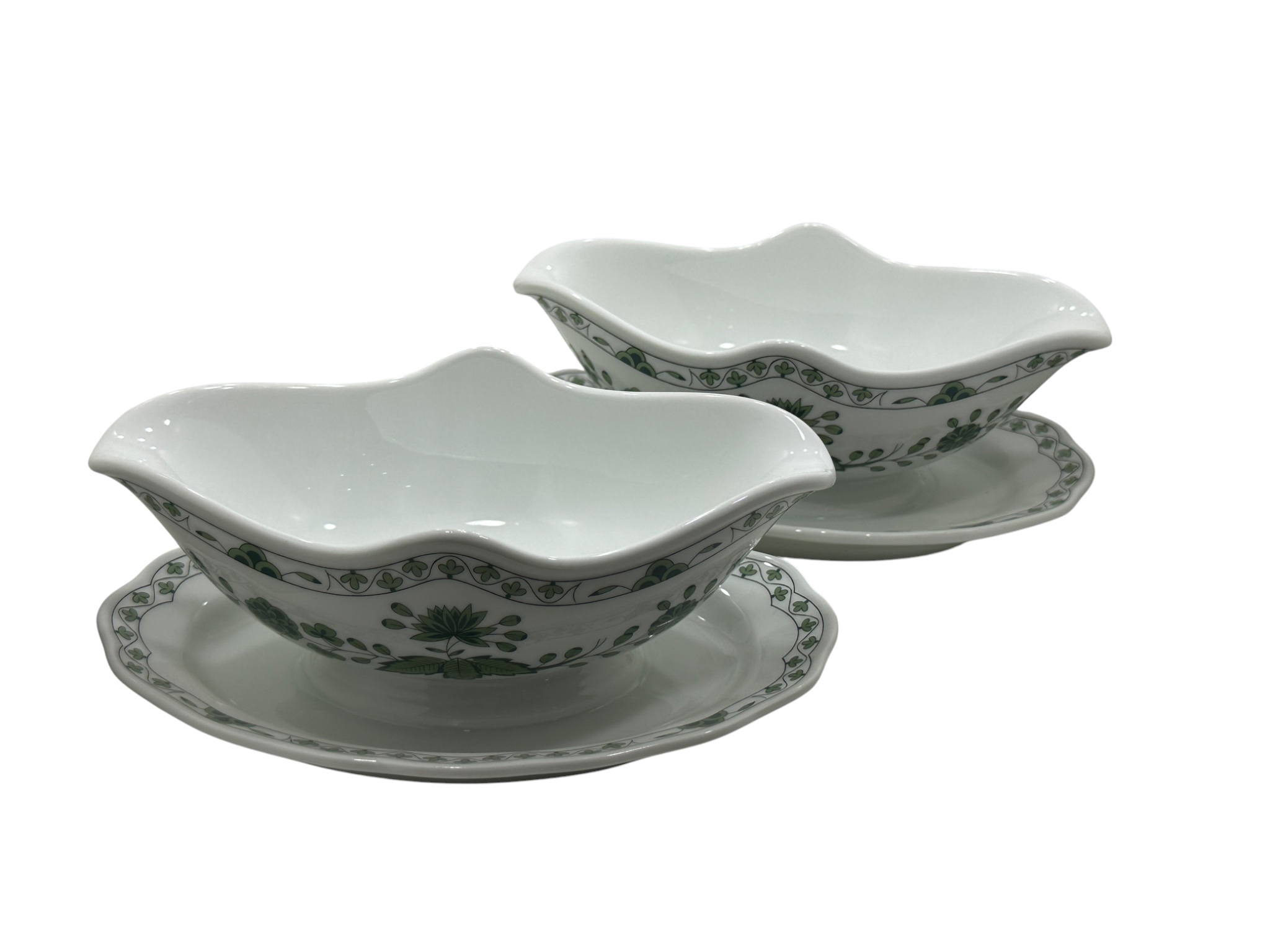 Hutschenreuther Maria Theresia Porzellan 2 x Sauciere 9 x 21 x 14 cm. 1 Wahl Top Zustand