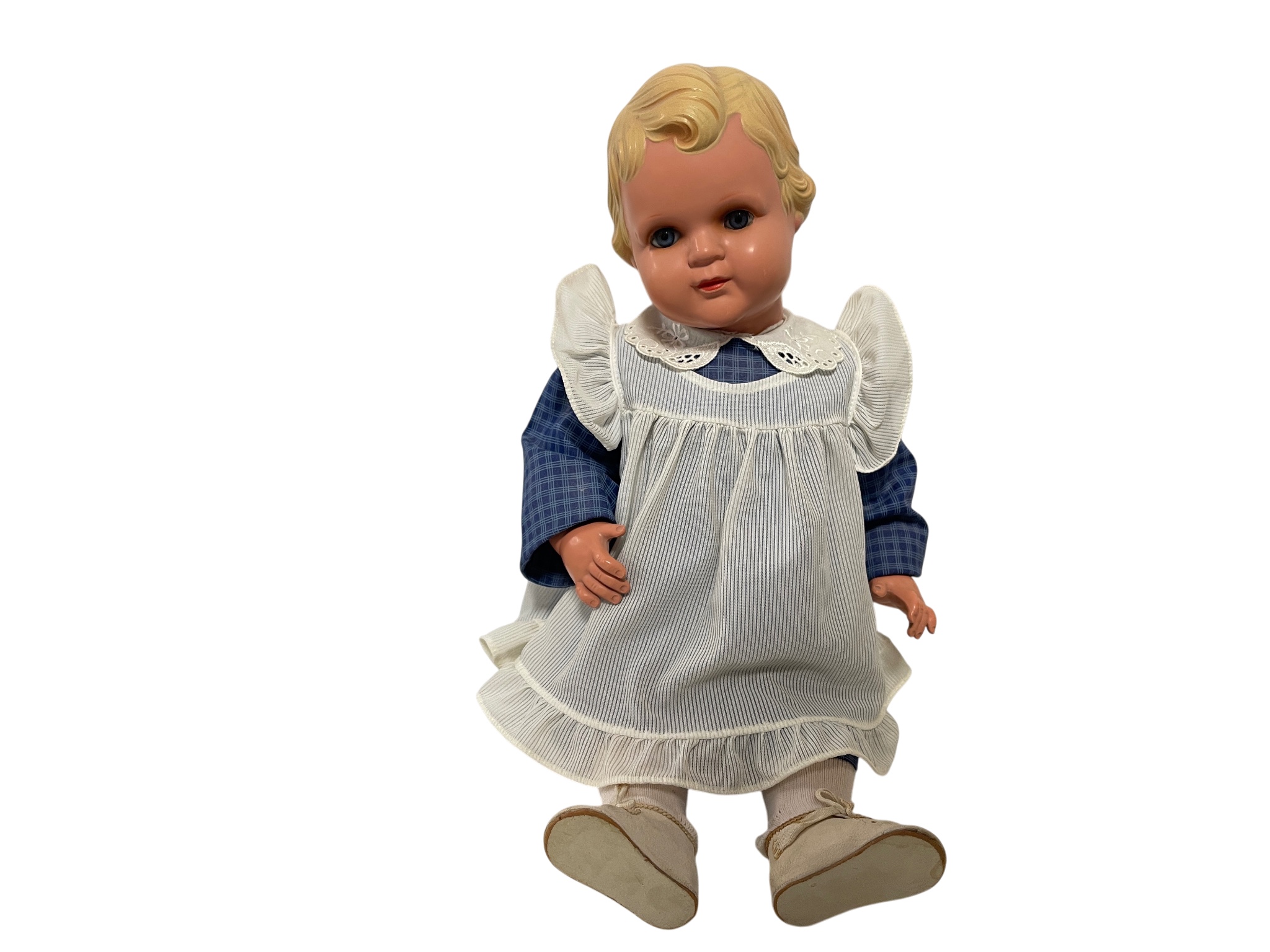 Künstlerpuppe Vinyl 42 cm Zustand Siehe Fotos  