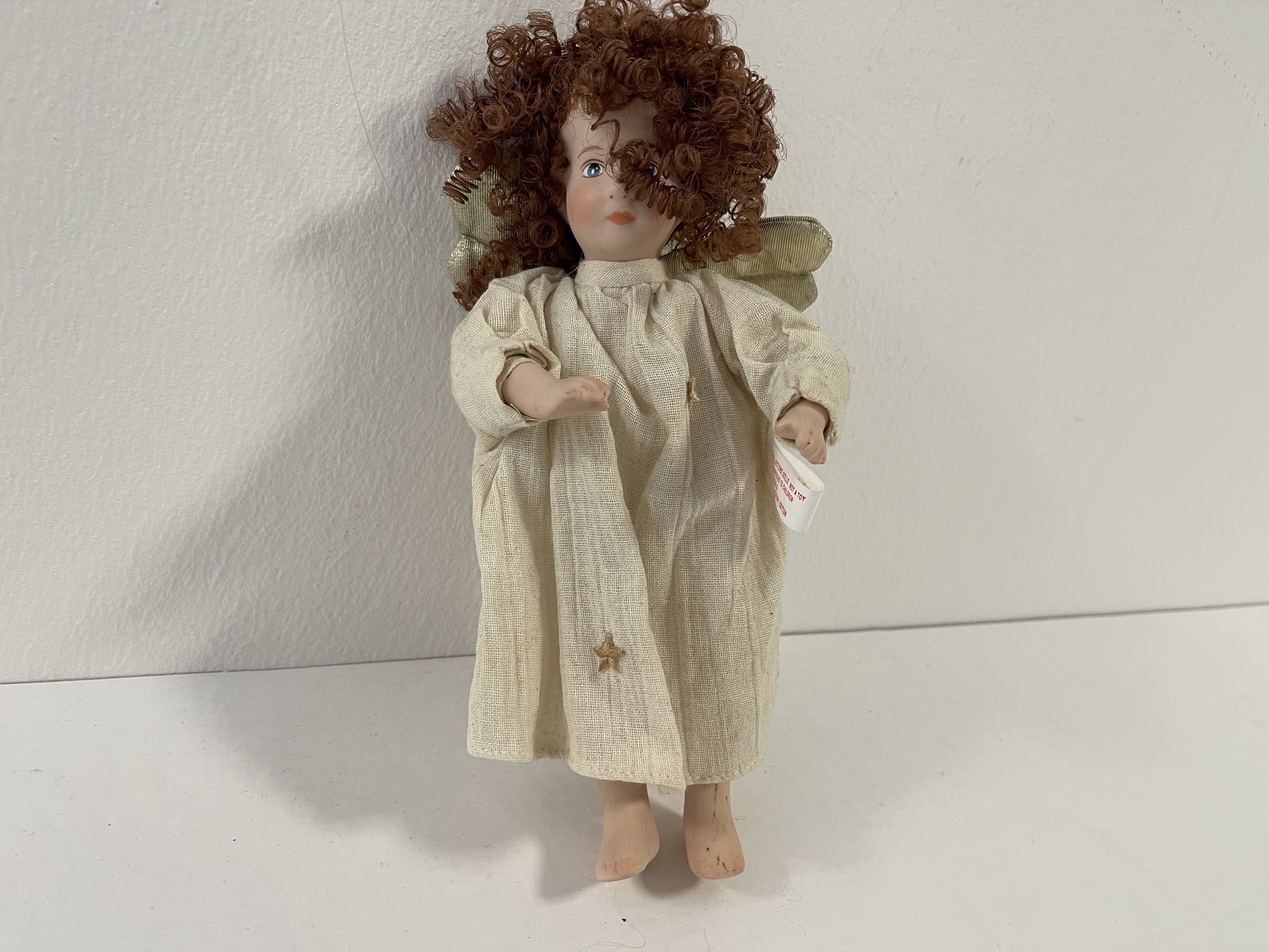 Künstlerpuppe Puppe Porzellan 25 cm. Zustand siehe Fotos